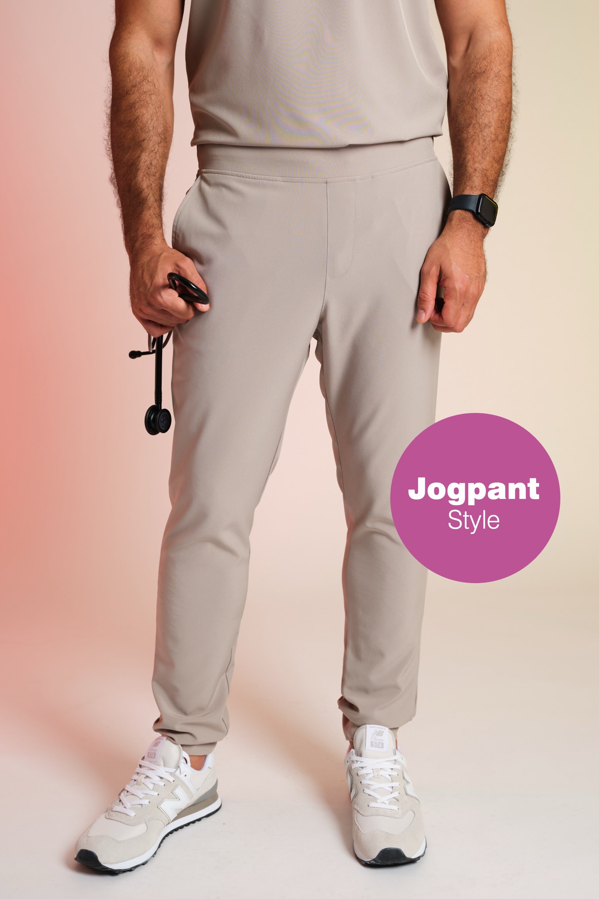 Active Scrub Pants "Louis" – Beige