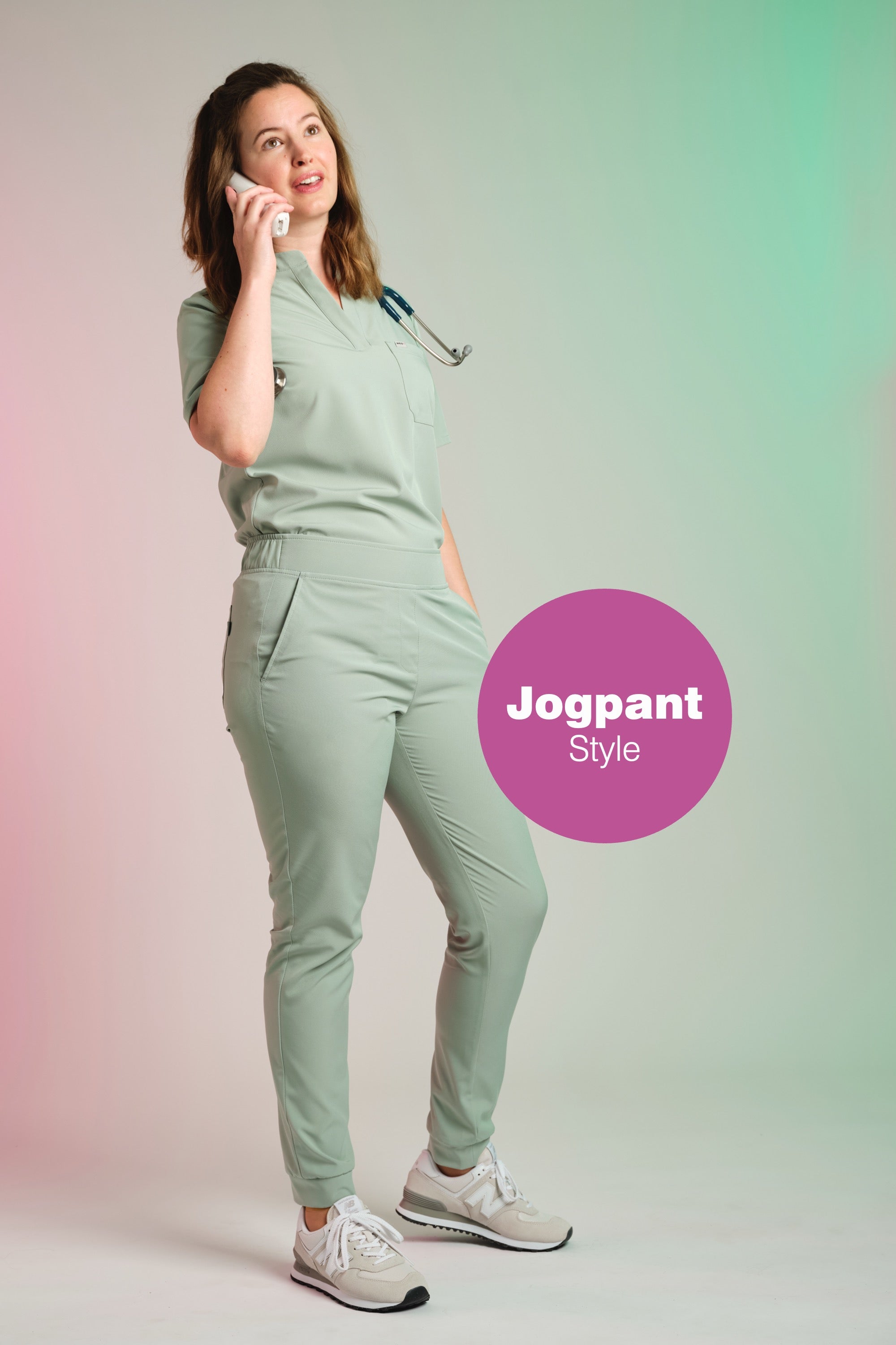 Active Scrub Pants "Tessa" – Green