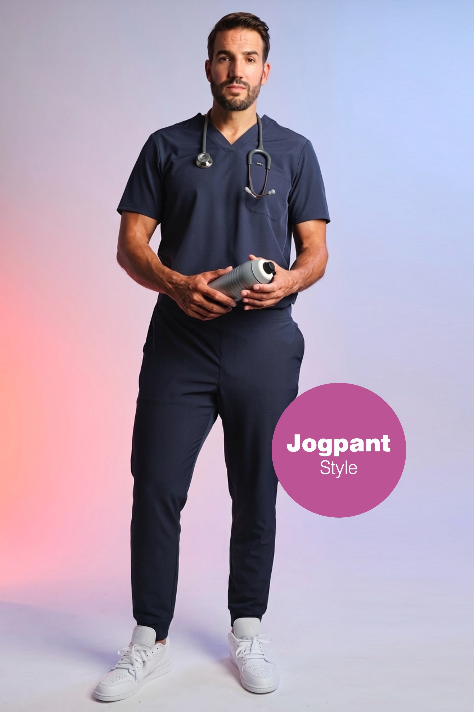 Active Scrub Pants "Louis" – Blue