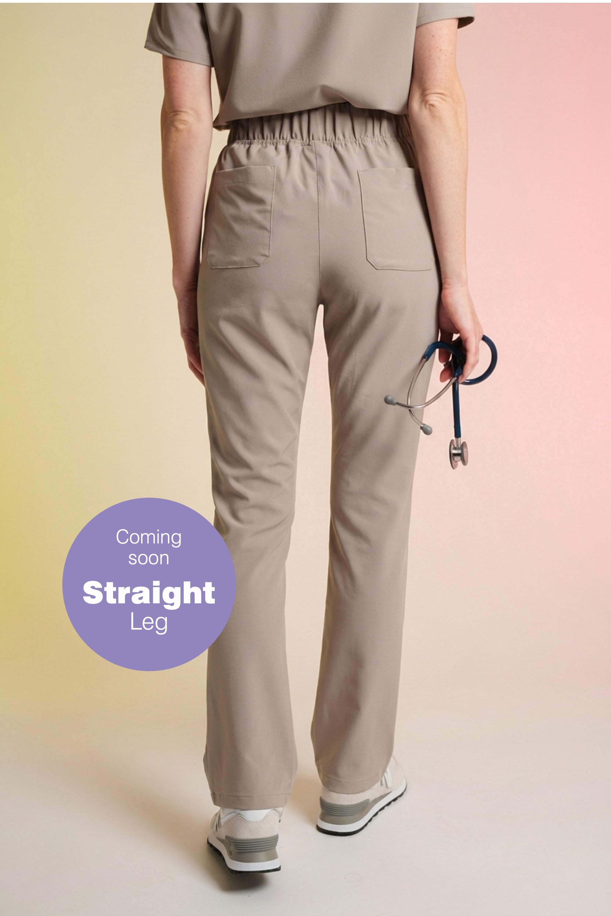 Active Scrub Pants "Tessa" – Beige
