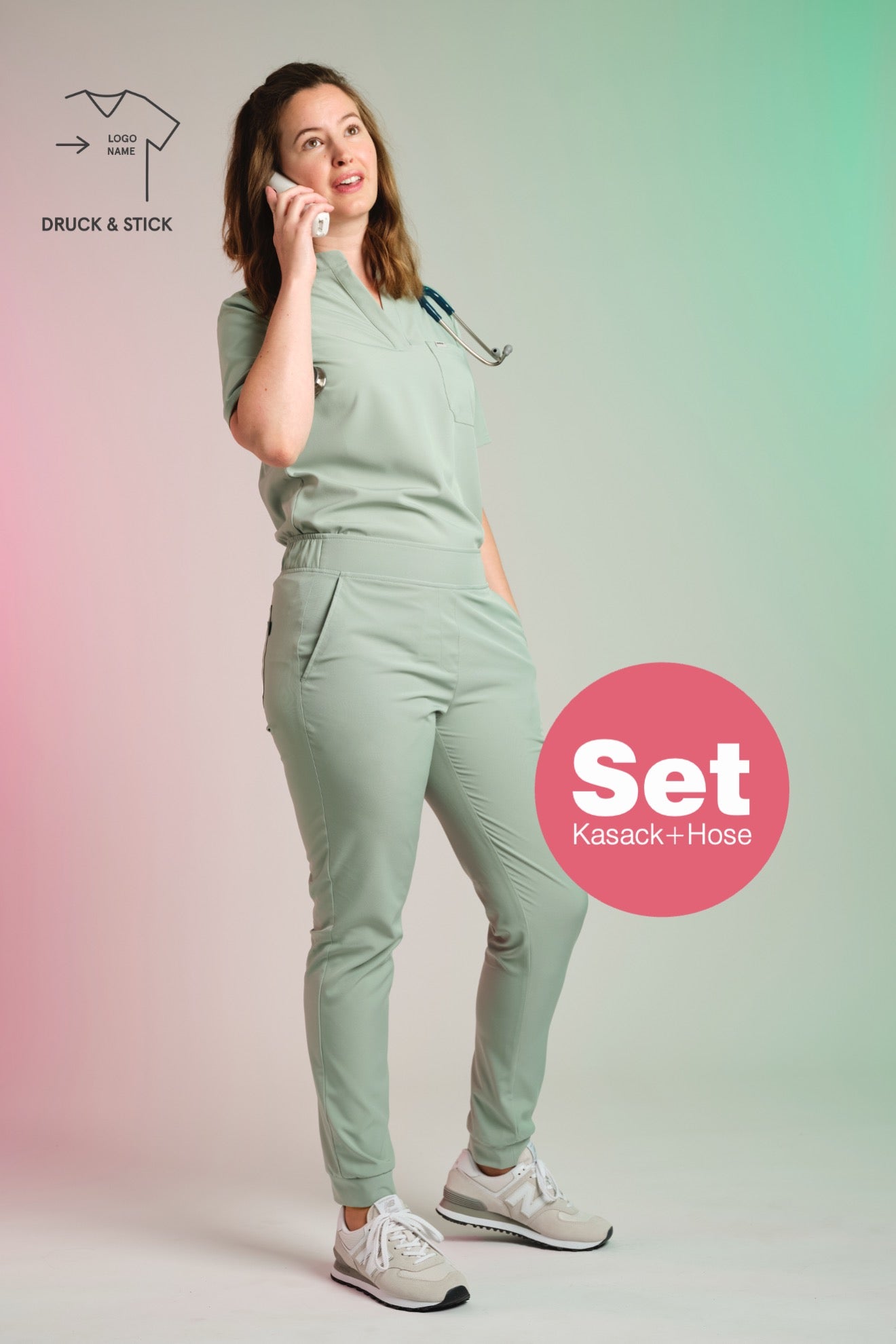 Daily Set – Active Scrub Top "Jackie" & Scrub Pants "Tessa"
