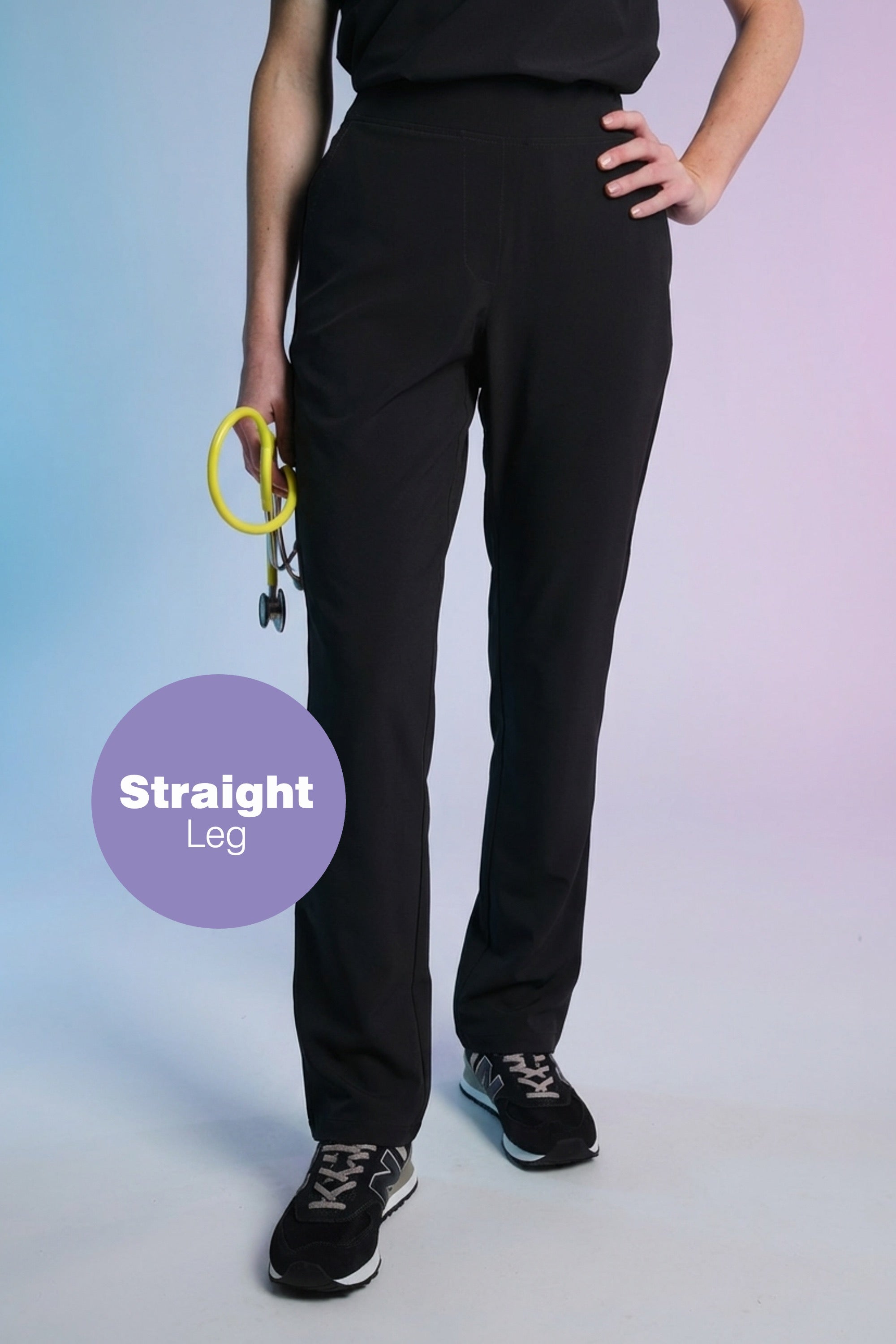 Active Scrub Pants "Tessa" – Black