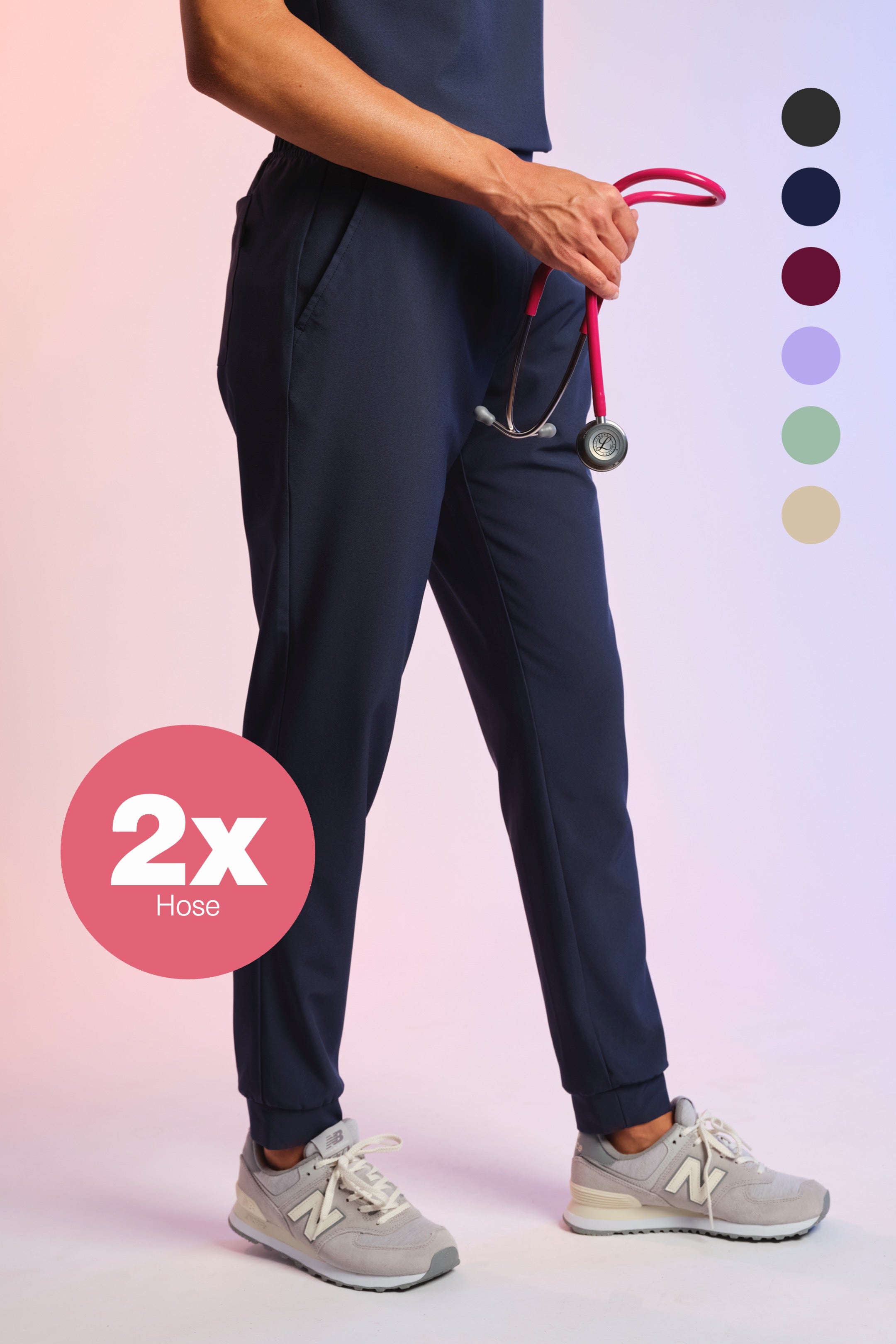 Set 2x Active Scrub Pants "Tessa"