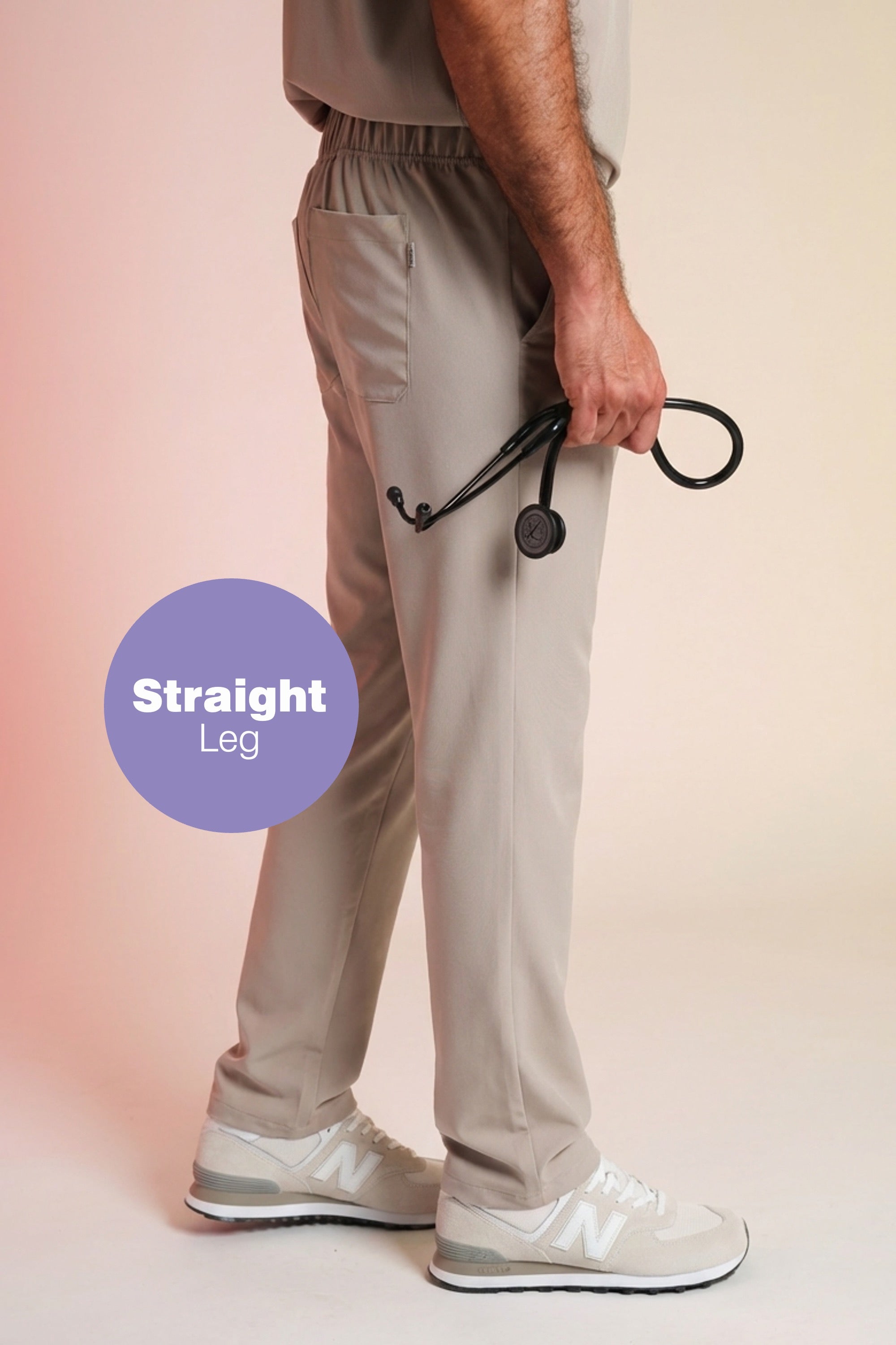 Active Scrub Pants "Louis" – Beige