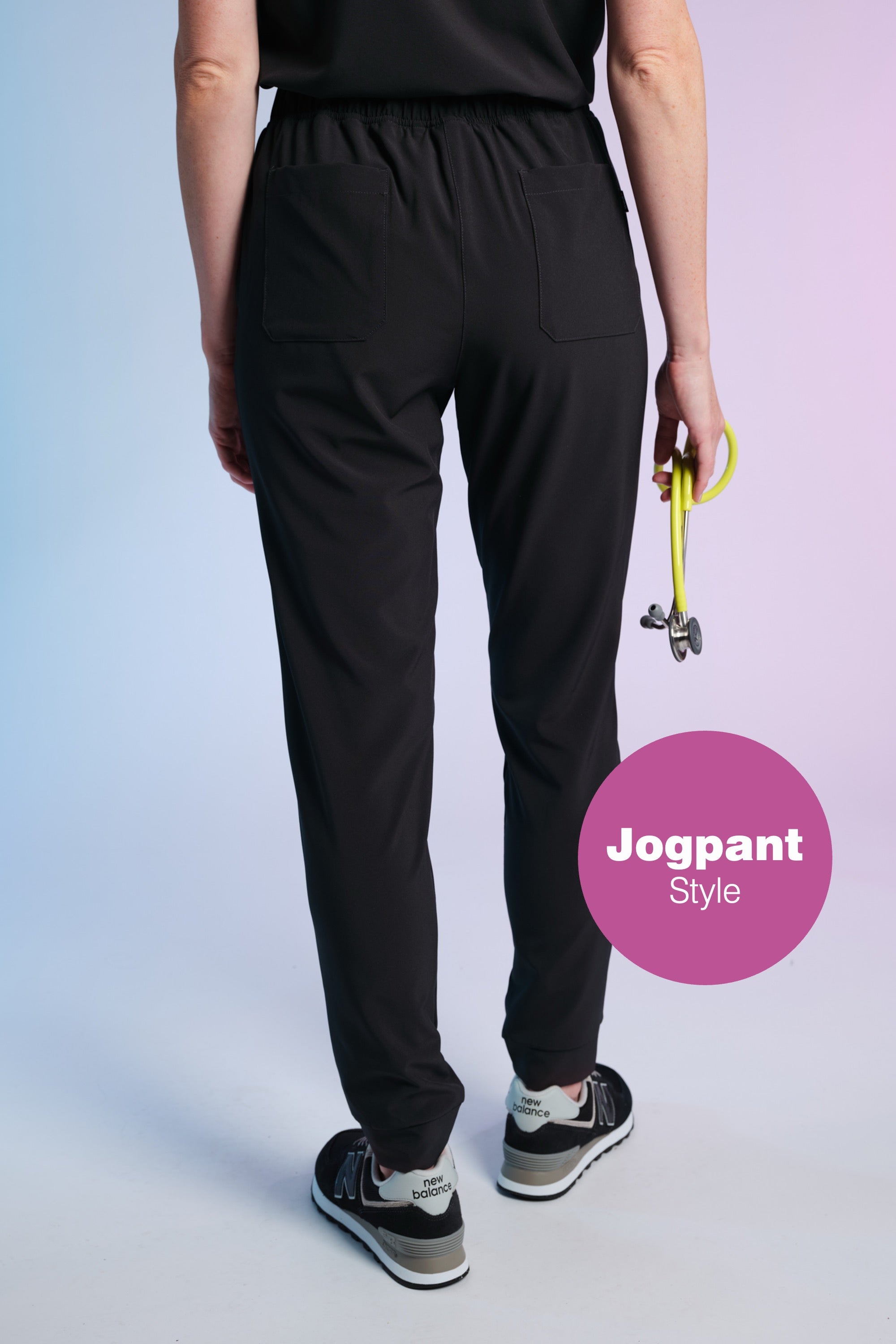 Active Scrub Pants "Tessa" – Black