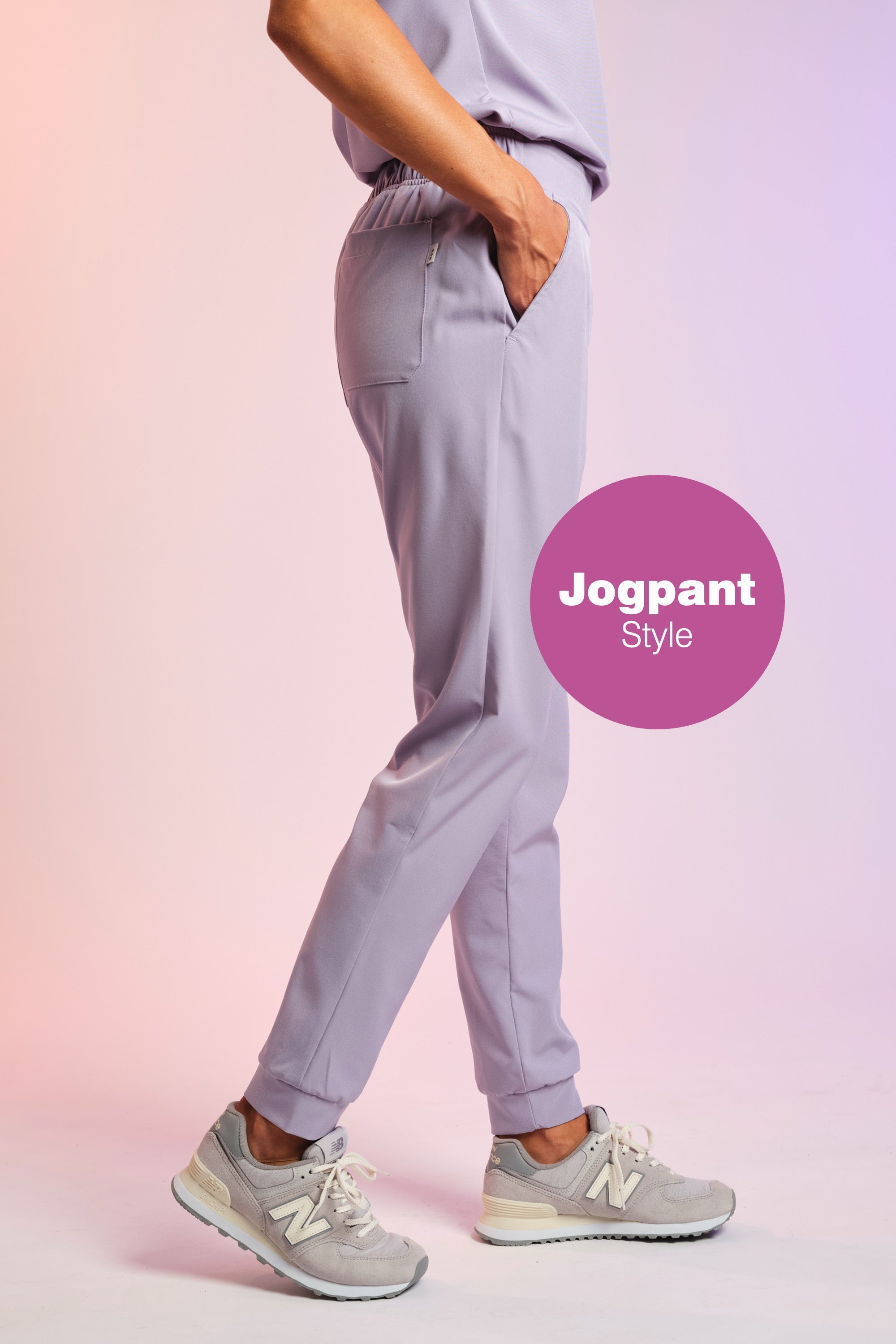 Active Scrub Pants "Tessa" – Violet