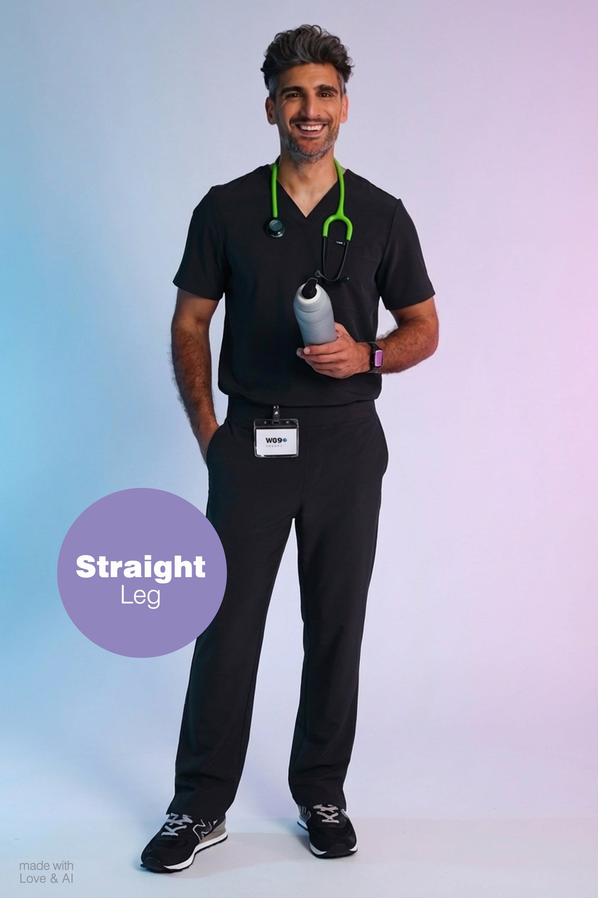 Active Scrub Pants "Louis" – Black