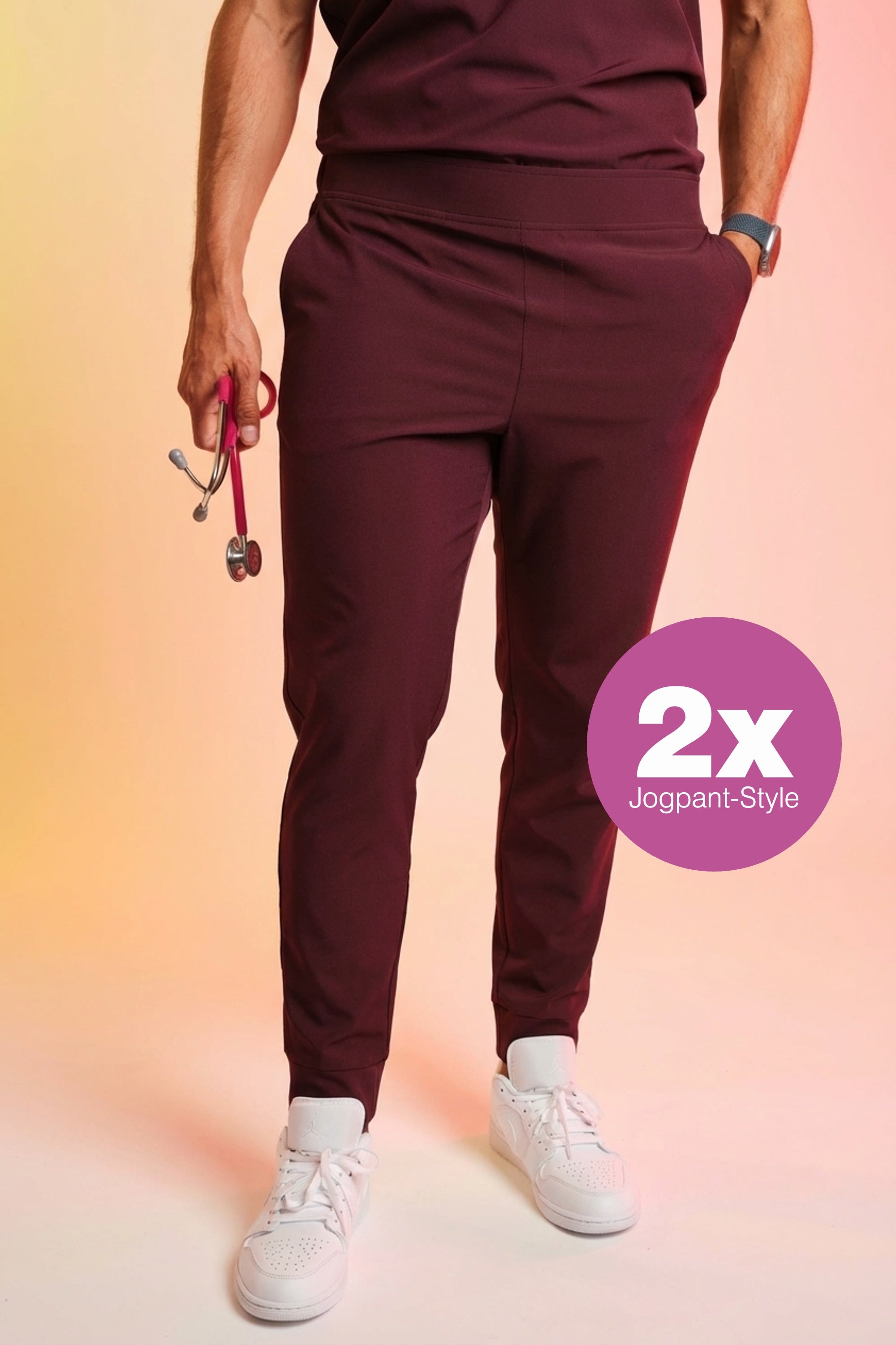 Set 2x Active Scrub Pants "Louis"