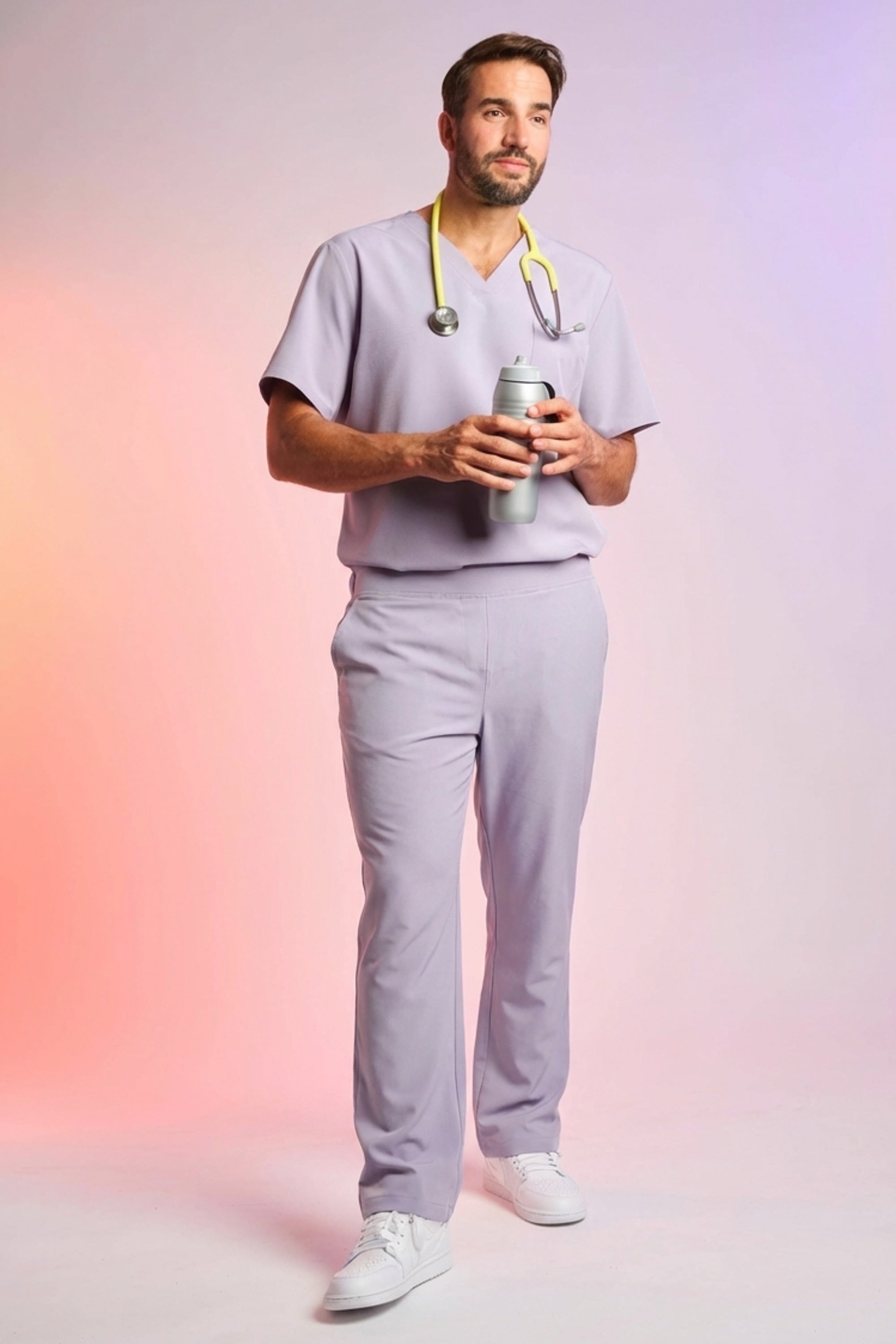 Active Scrub Top "Pete" – Violet