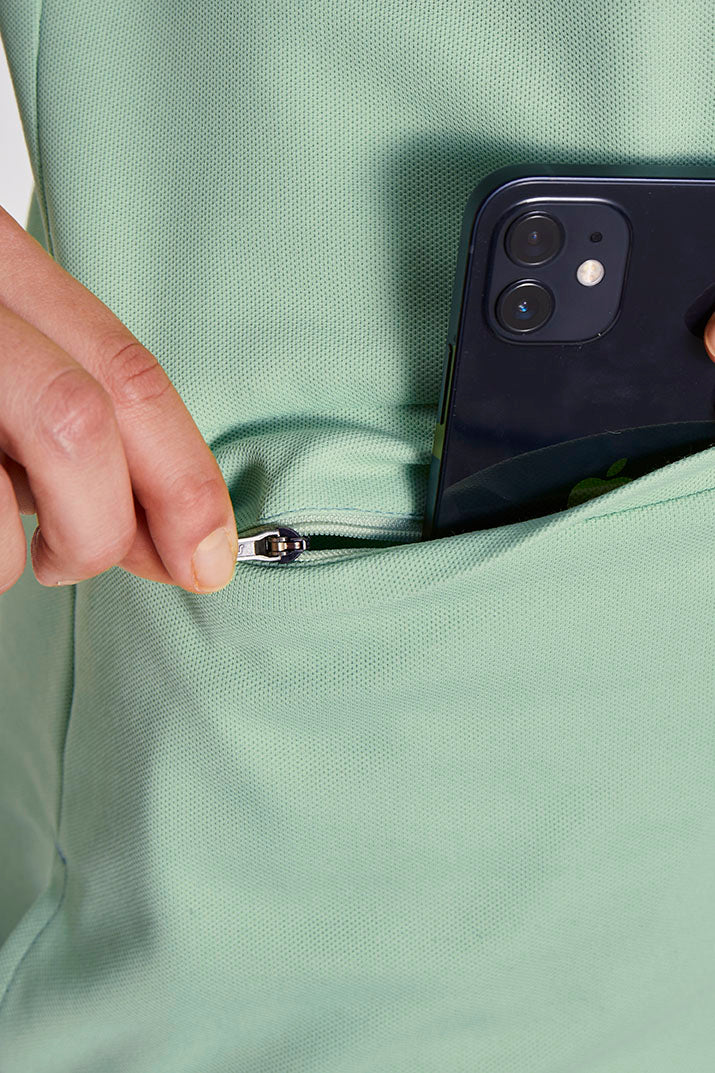 Comfort Kasack "Indira" – Grün (Regular Fit)