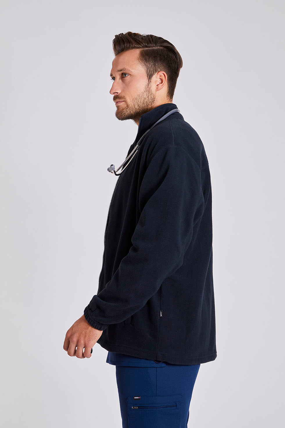 Fleecejacke (Herren) – Blau