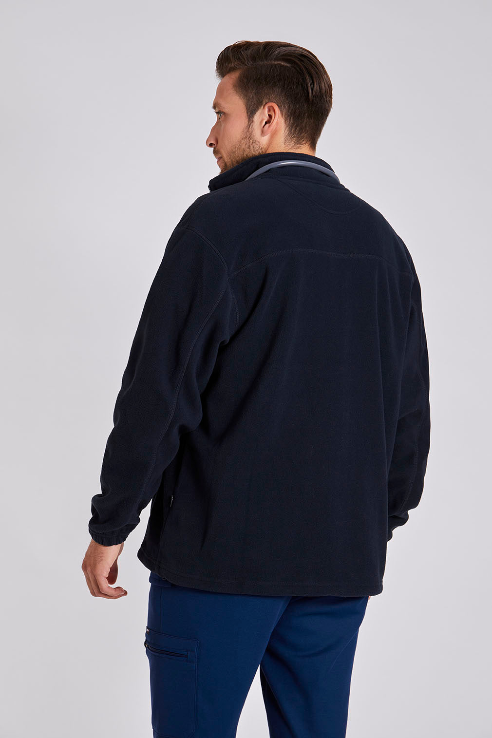 Fleecejacke (Herren) – Blau