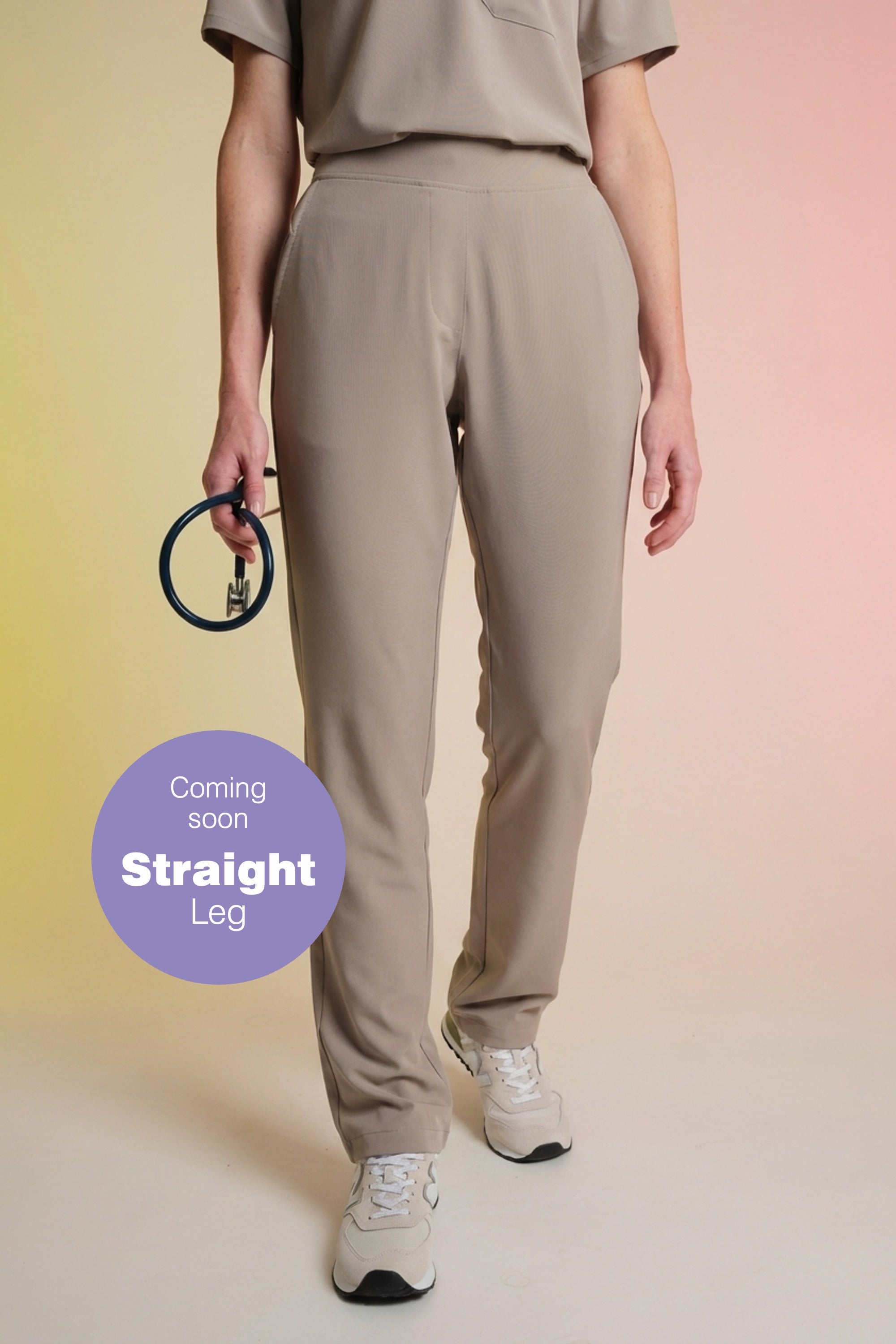 Active Scrub Pants "Tessa" – Beige