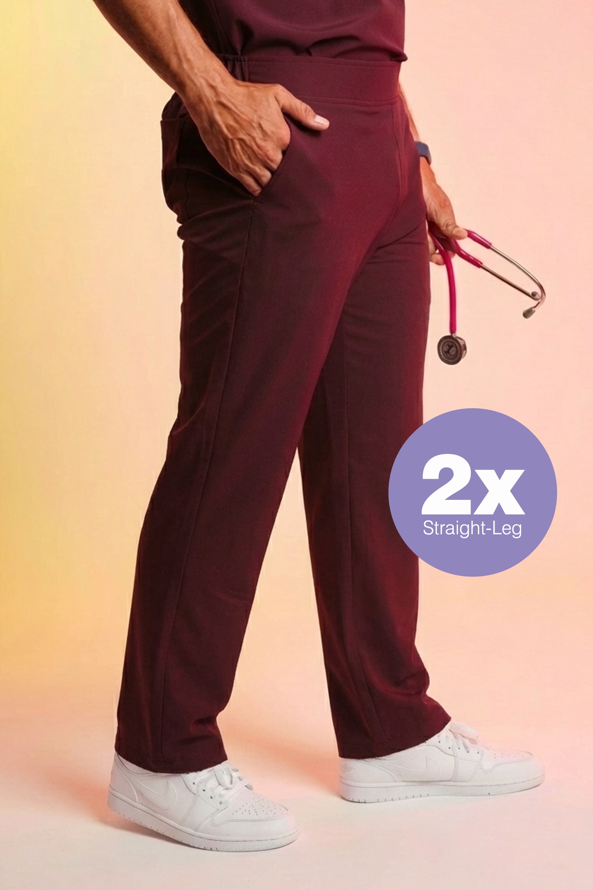 Set 2x Active Scrub Pants "Louis"