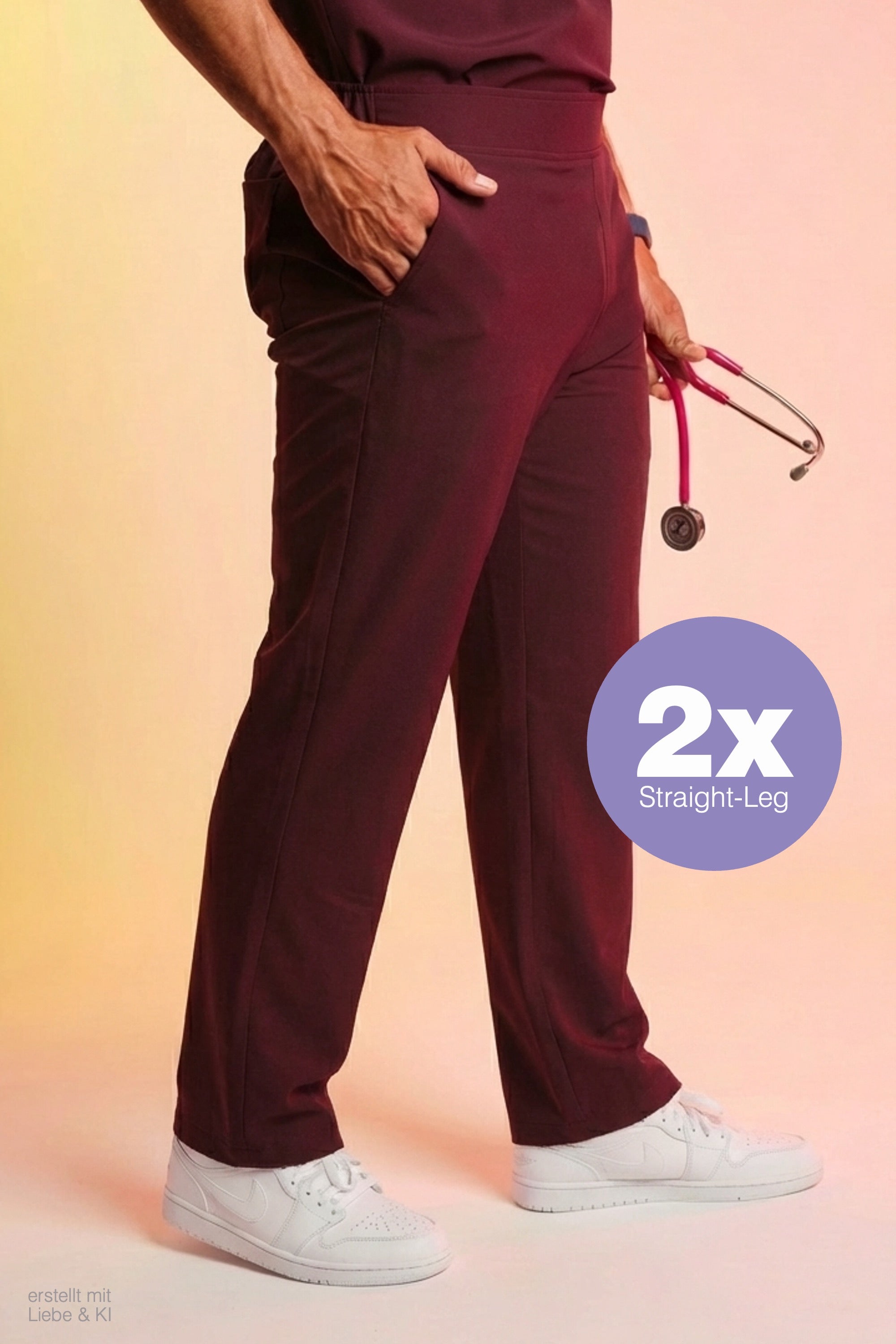 Set 2x Active Scrub Pants "Louis"