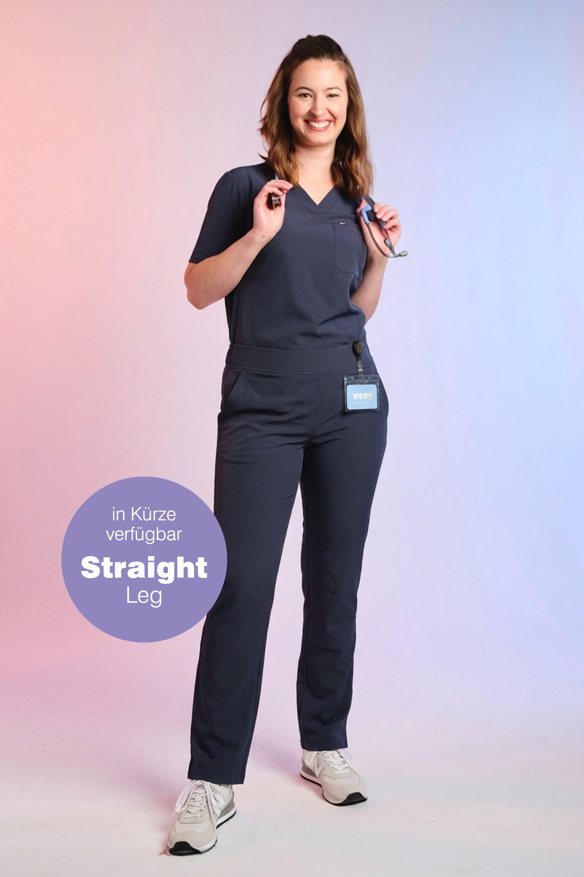Active Scrub Pants "Tessa" – Blue