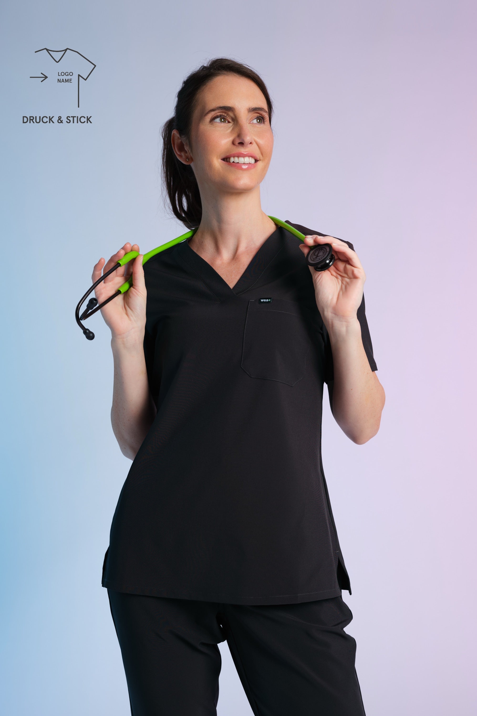 Active Kasack "Serena" – Schwarz