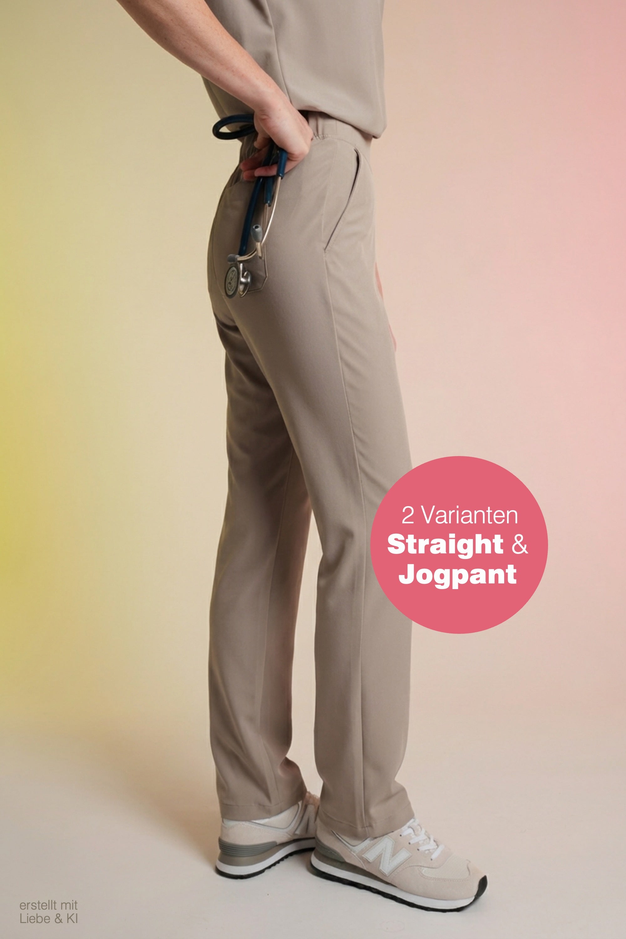 Active Hose "Tessa" – Beige