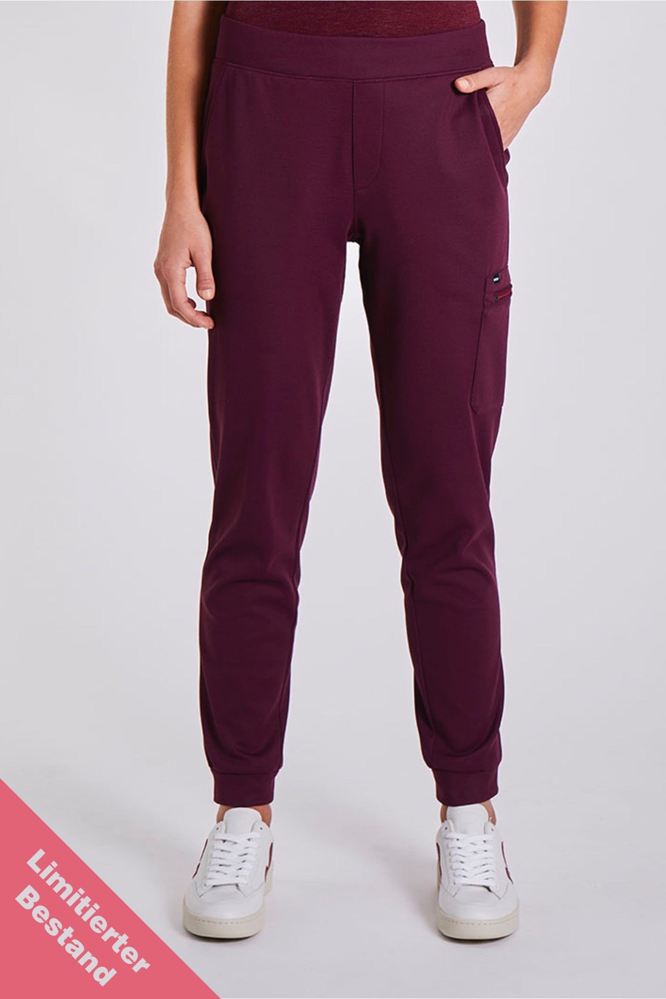 Stretch Scrub Pants "Zaha" – Bordeaux