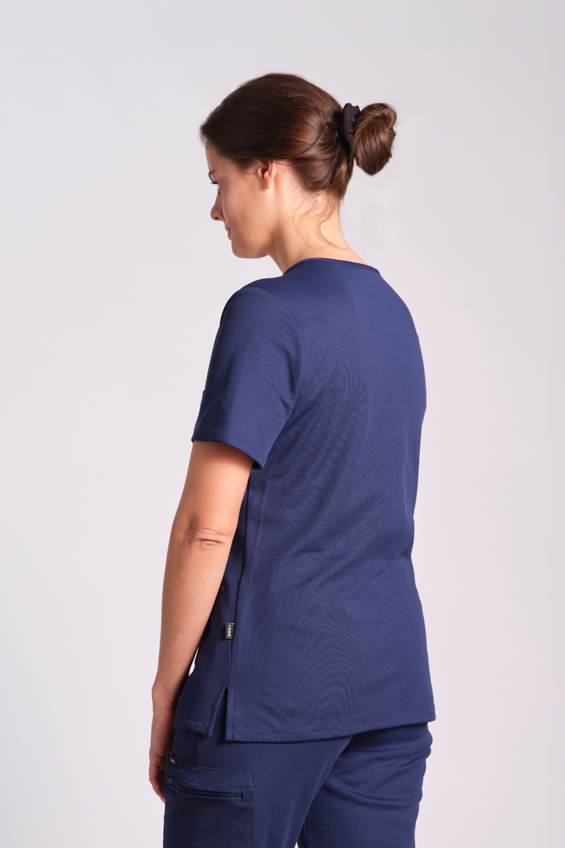 Comfort Kasack "Kamala" – Blau (Slim Fit)