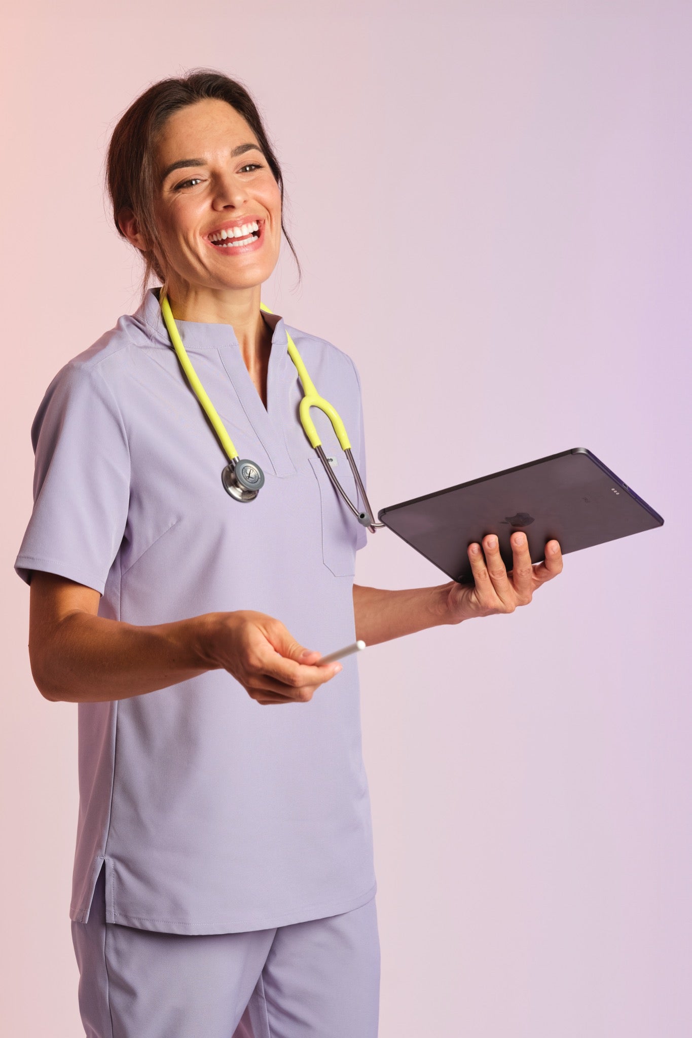 Active Scrub Top "Jackie" – Violet