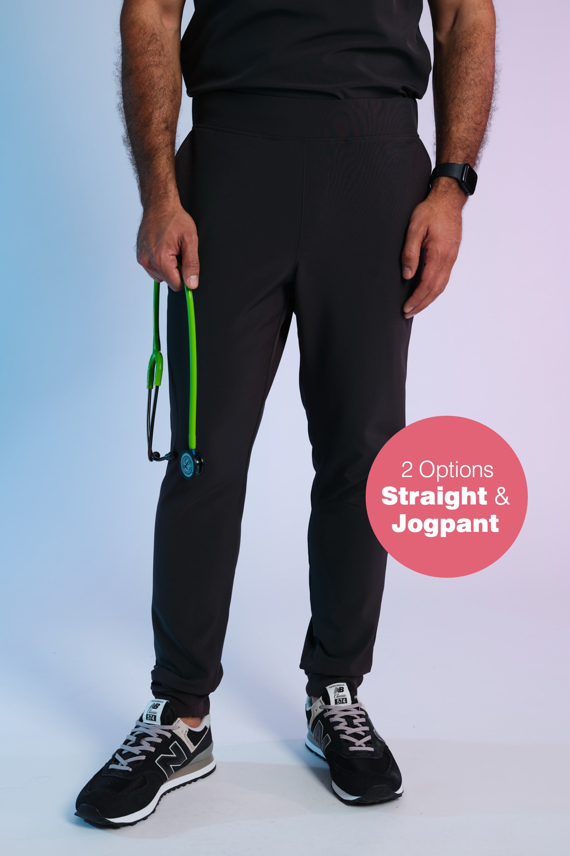 Active Scrub Pants "Louis" – Black