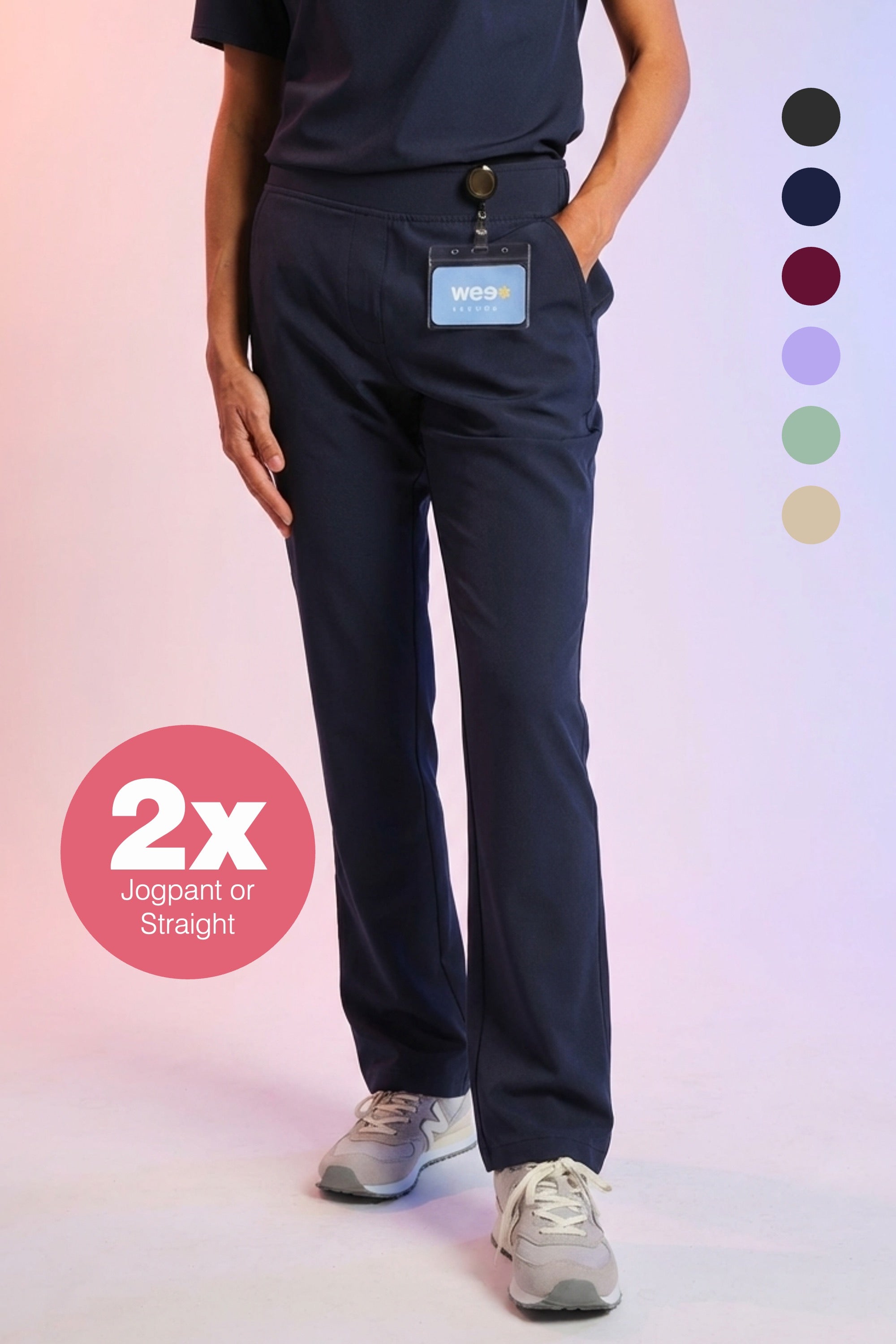 Set 2x Active Scrub Pants "Tessa"