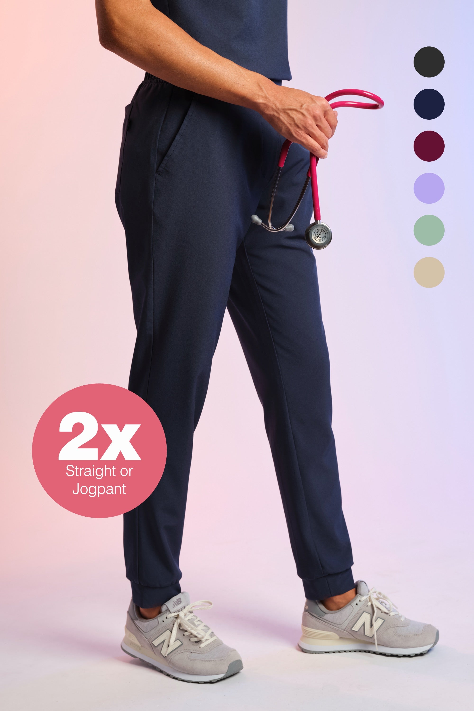 Set 2x Active Scrub Pants "Tessa"