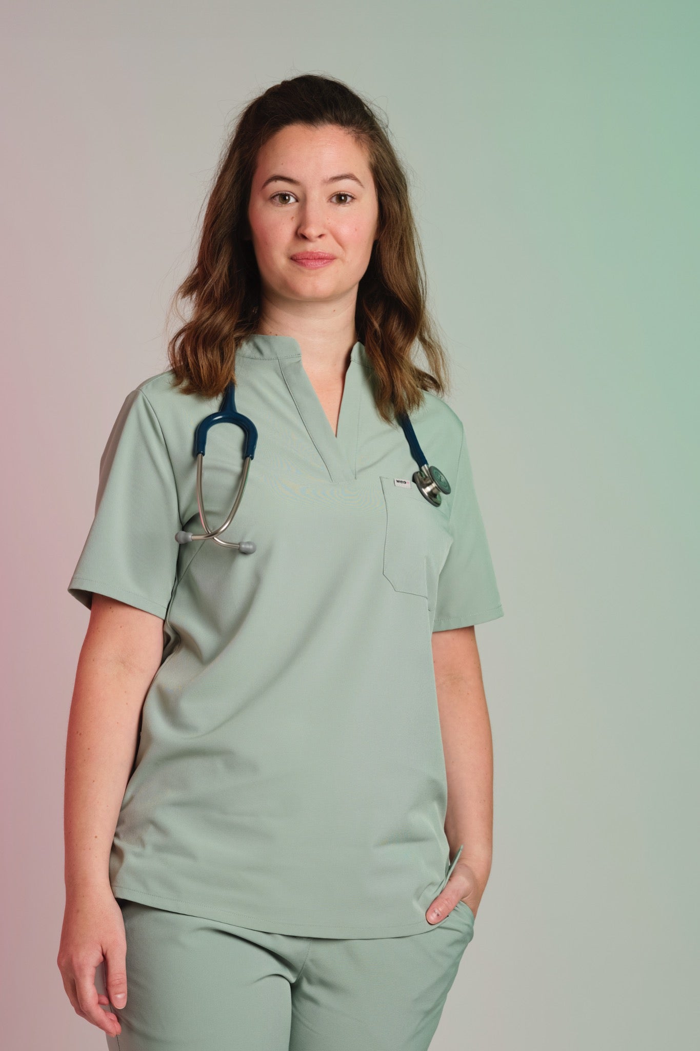 Active Scrub Top "Jackie" – Green