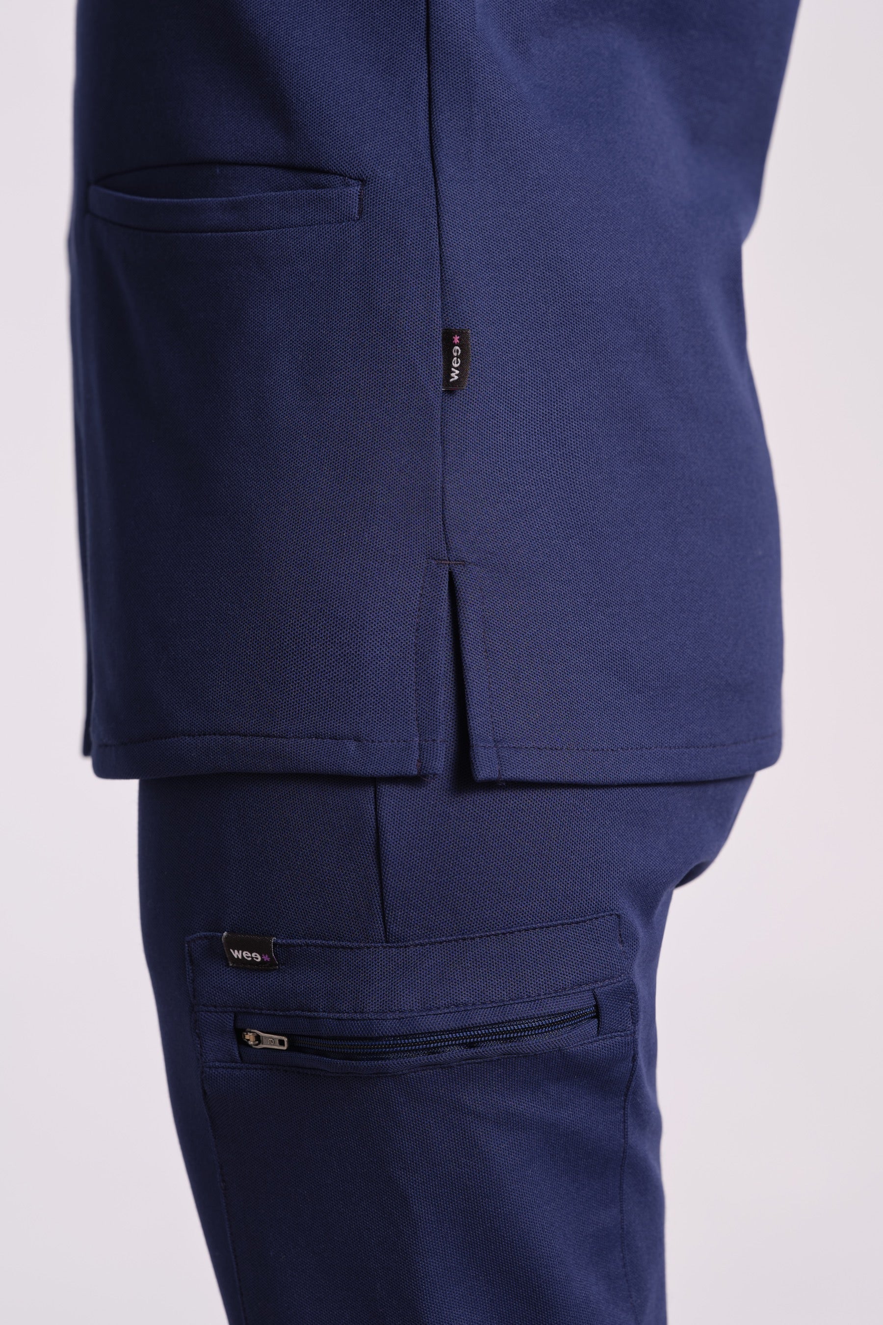 Comfort Kasack "Kamala" – Blau (Slim Fit)