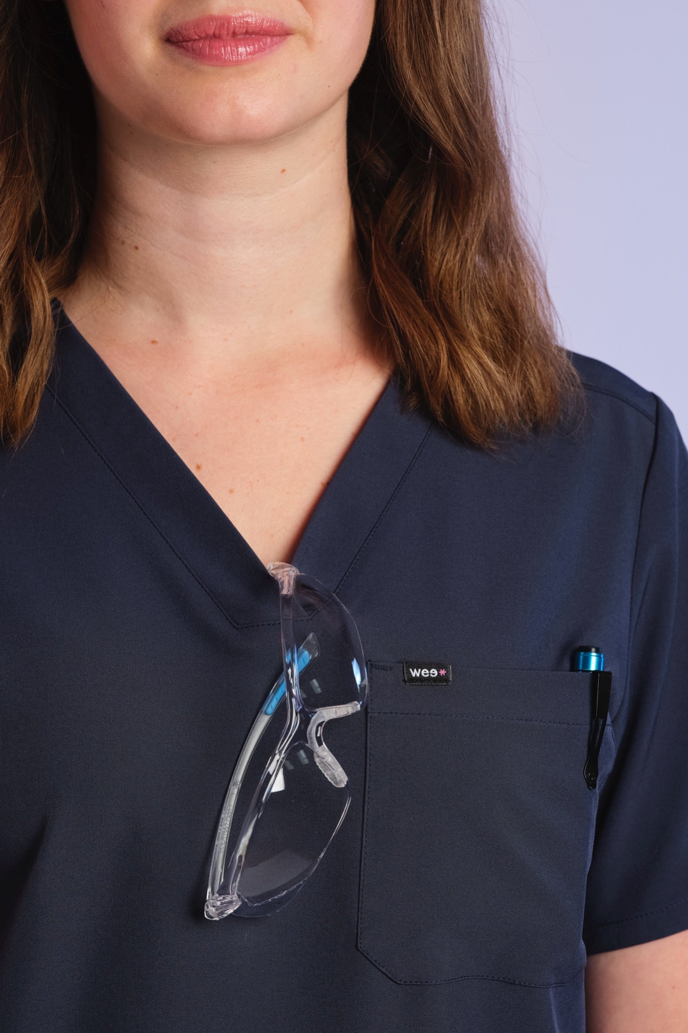 Active Scrub Top "Serena" – Blue