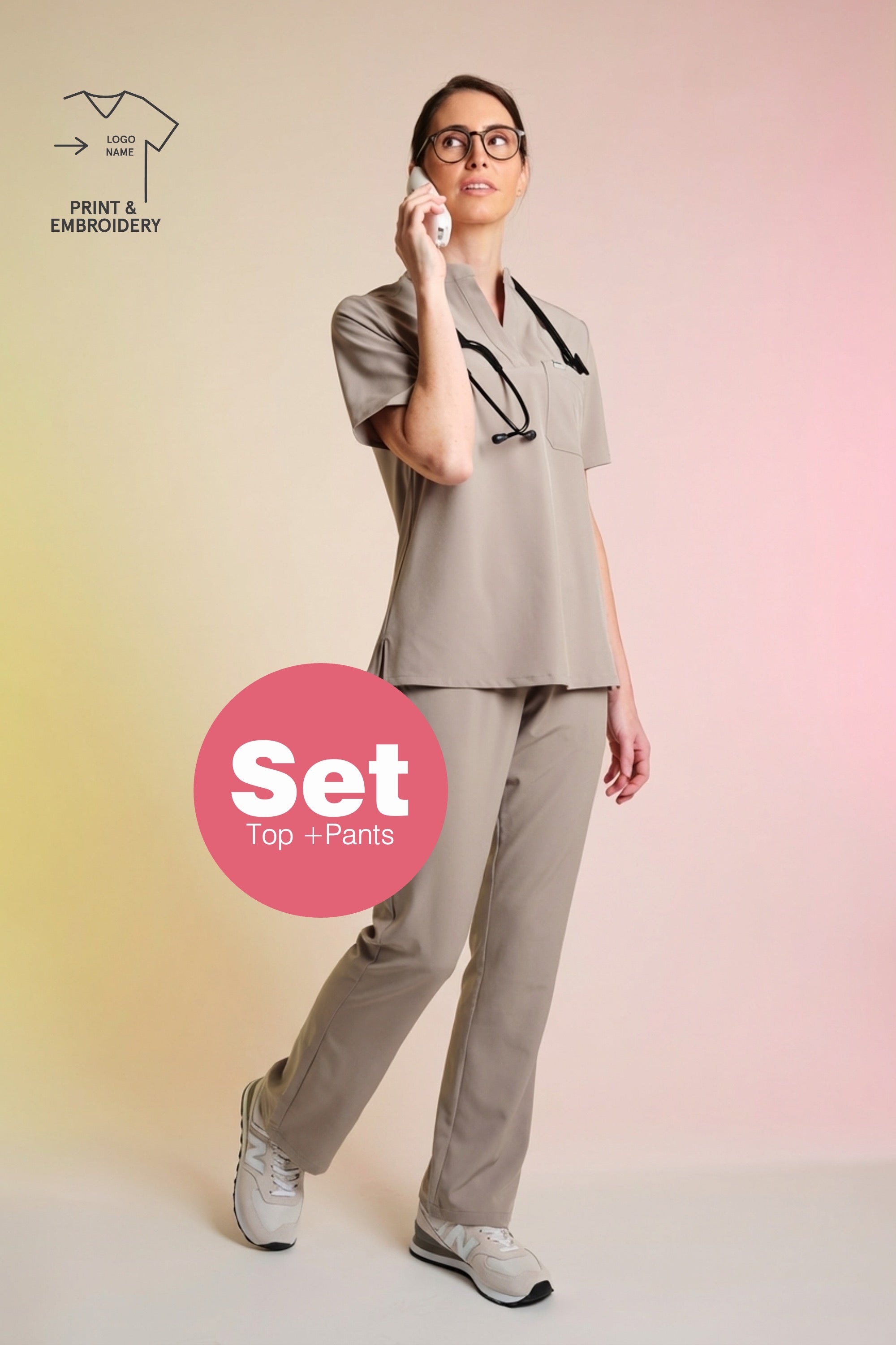 Daily Set – Active Scrub Top "Jackie" & Scrub Pants "Tessa"