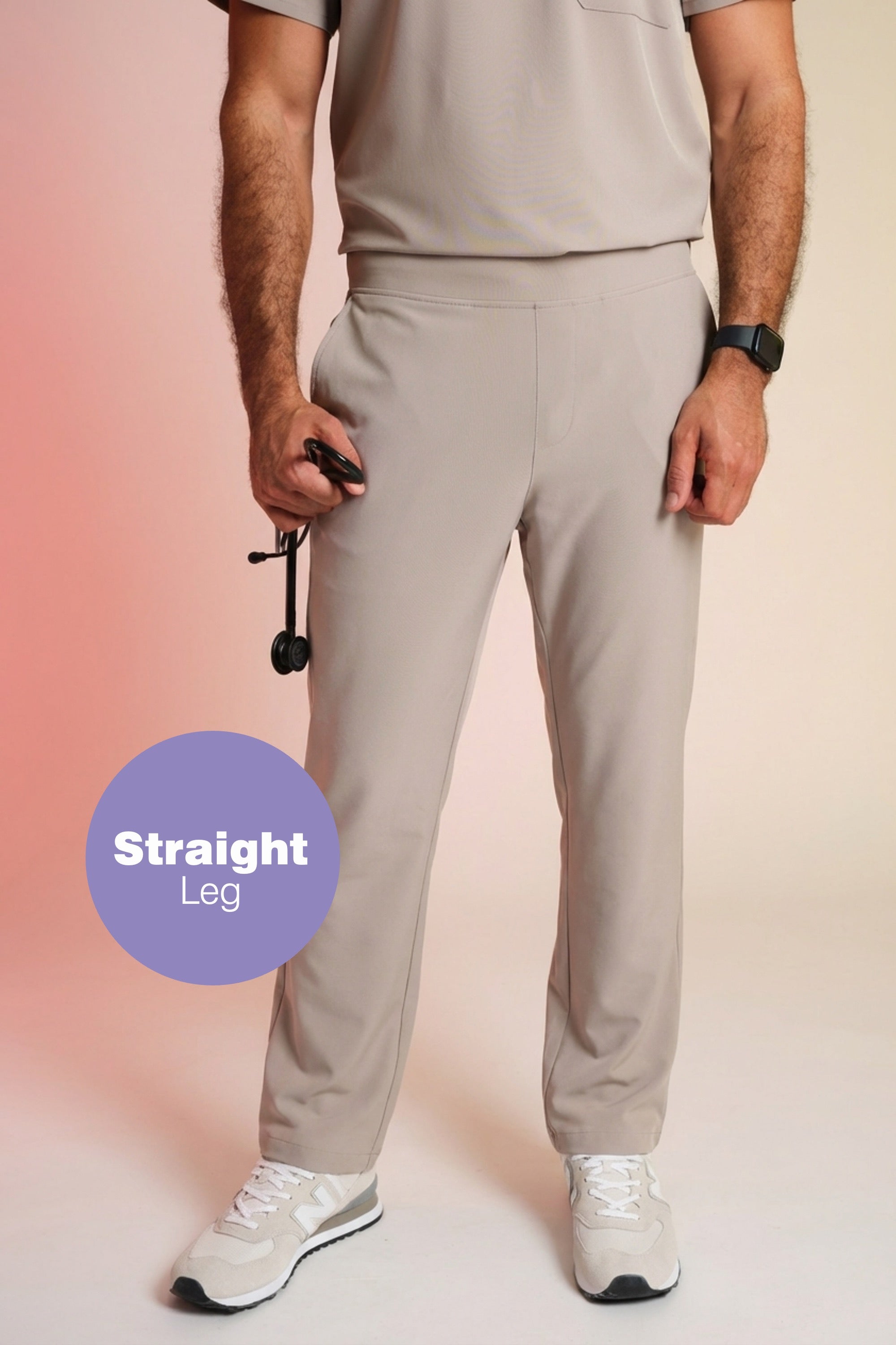 Active Scrub Pants "Louis" – Beige