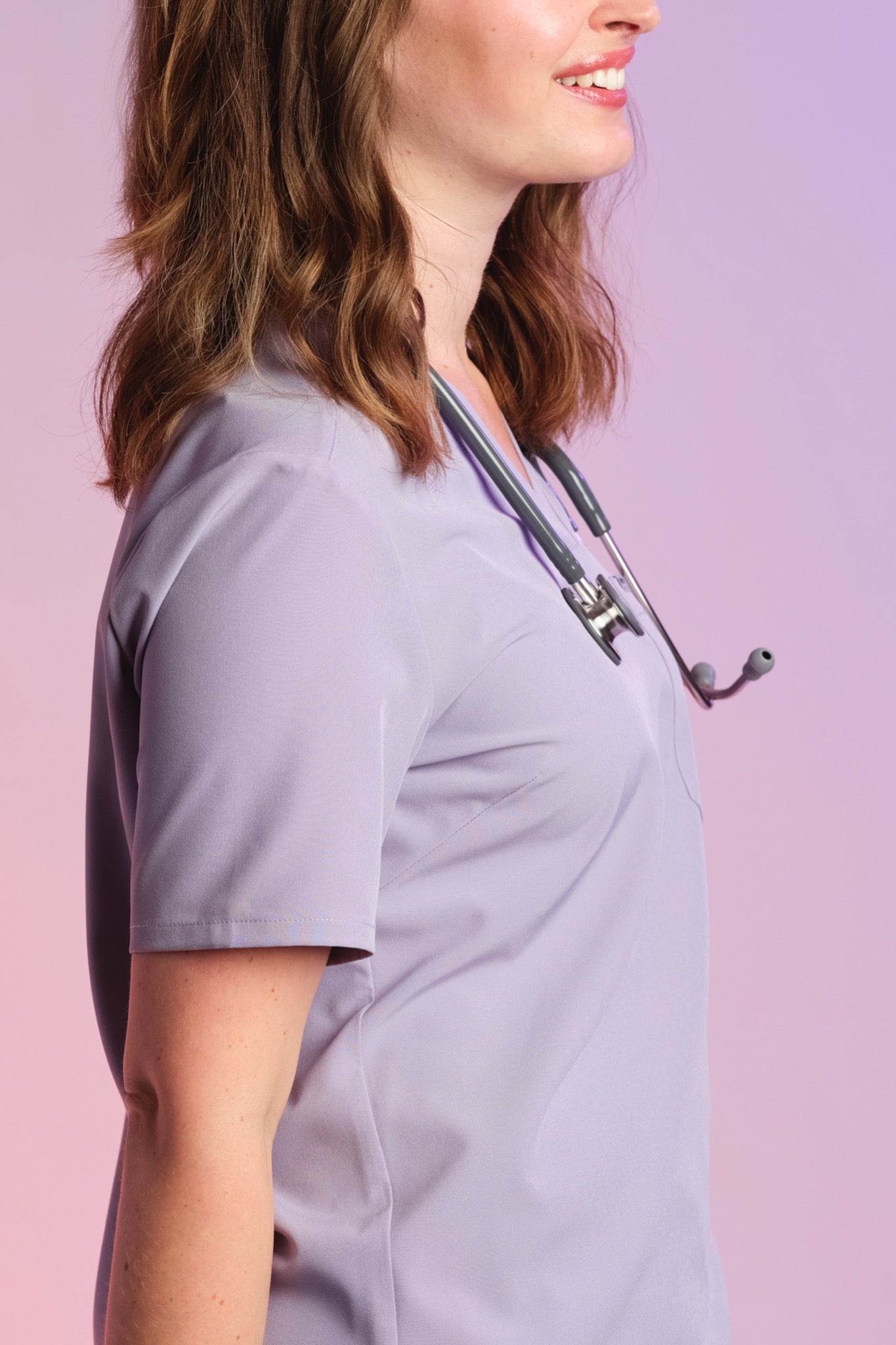 Active Scrub Top "Serena" – Violet