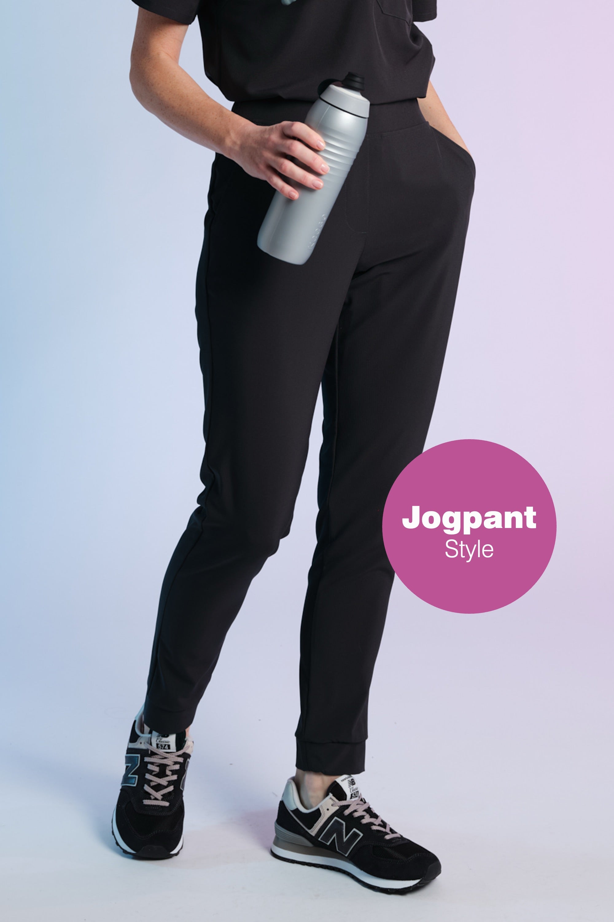 Active Scrub Pants "Tessa" – Black