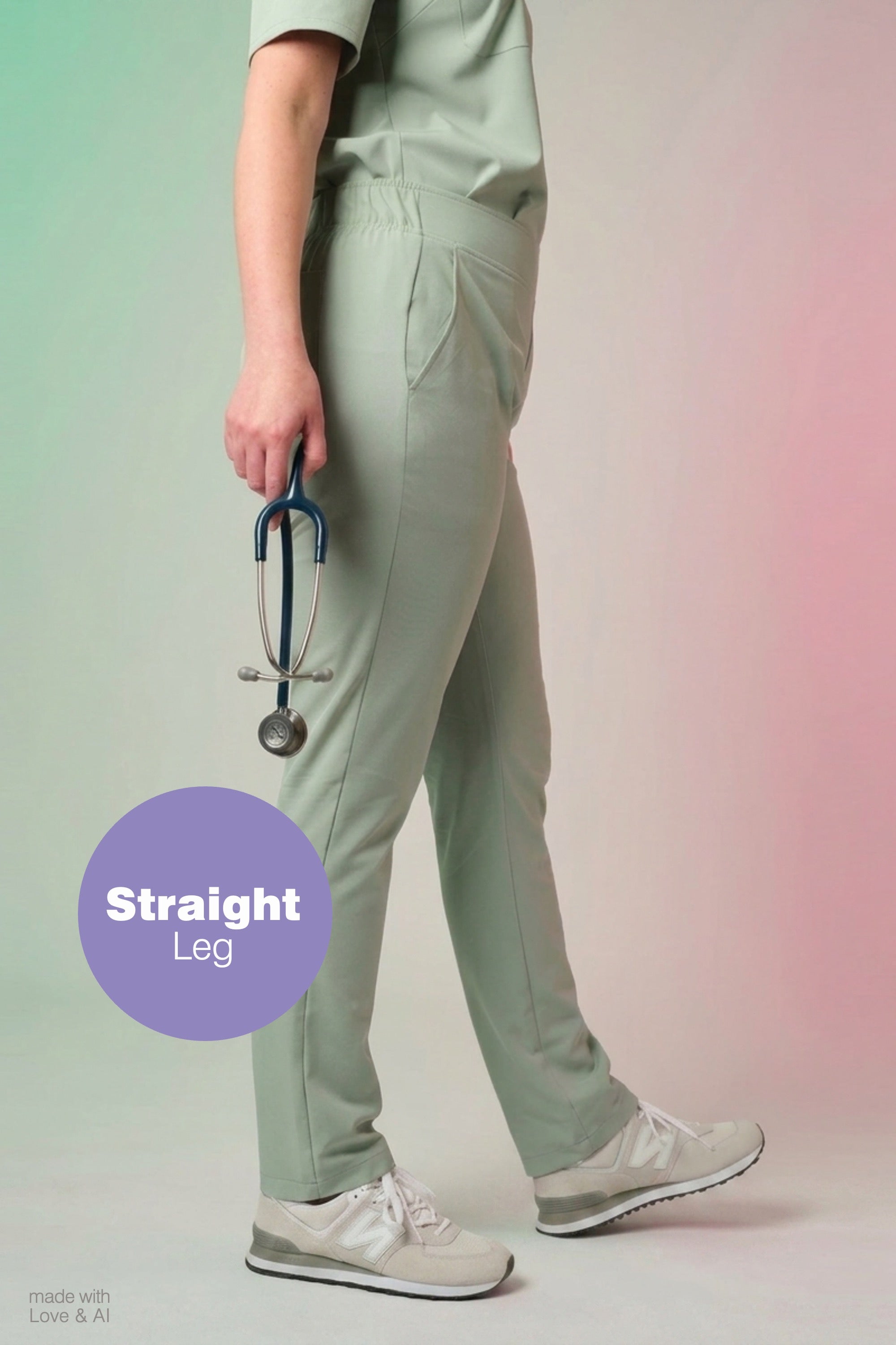 Active Scrub Pants "Tessa" – Green