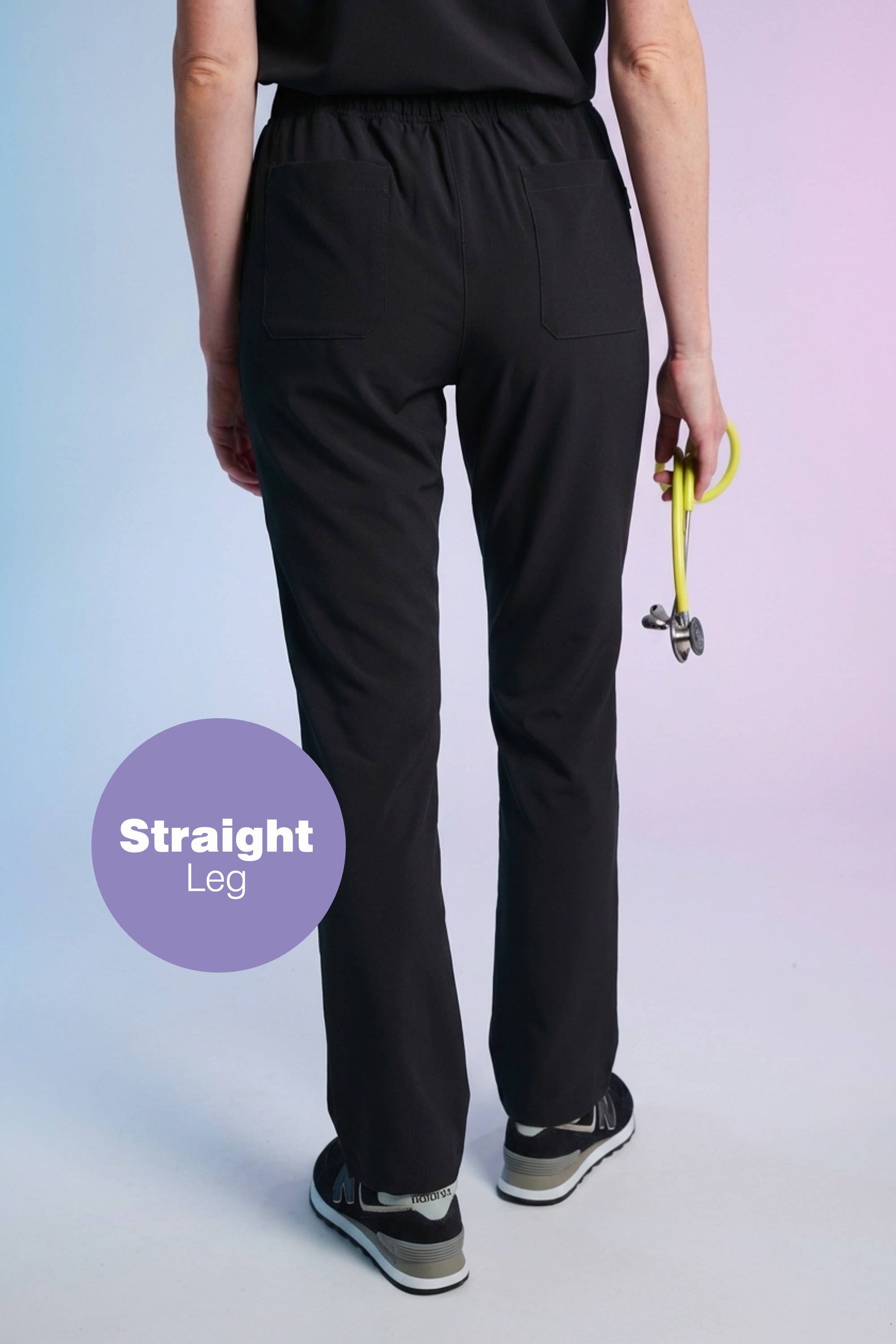 Active Scrub Pants "Tessa" – Black