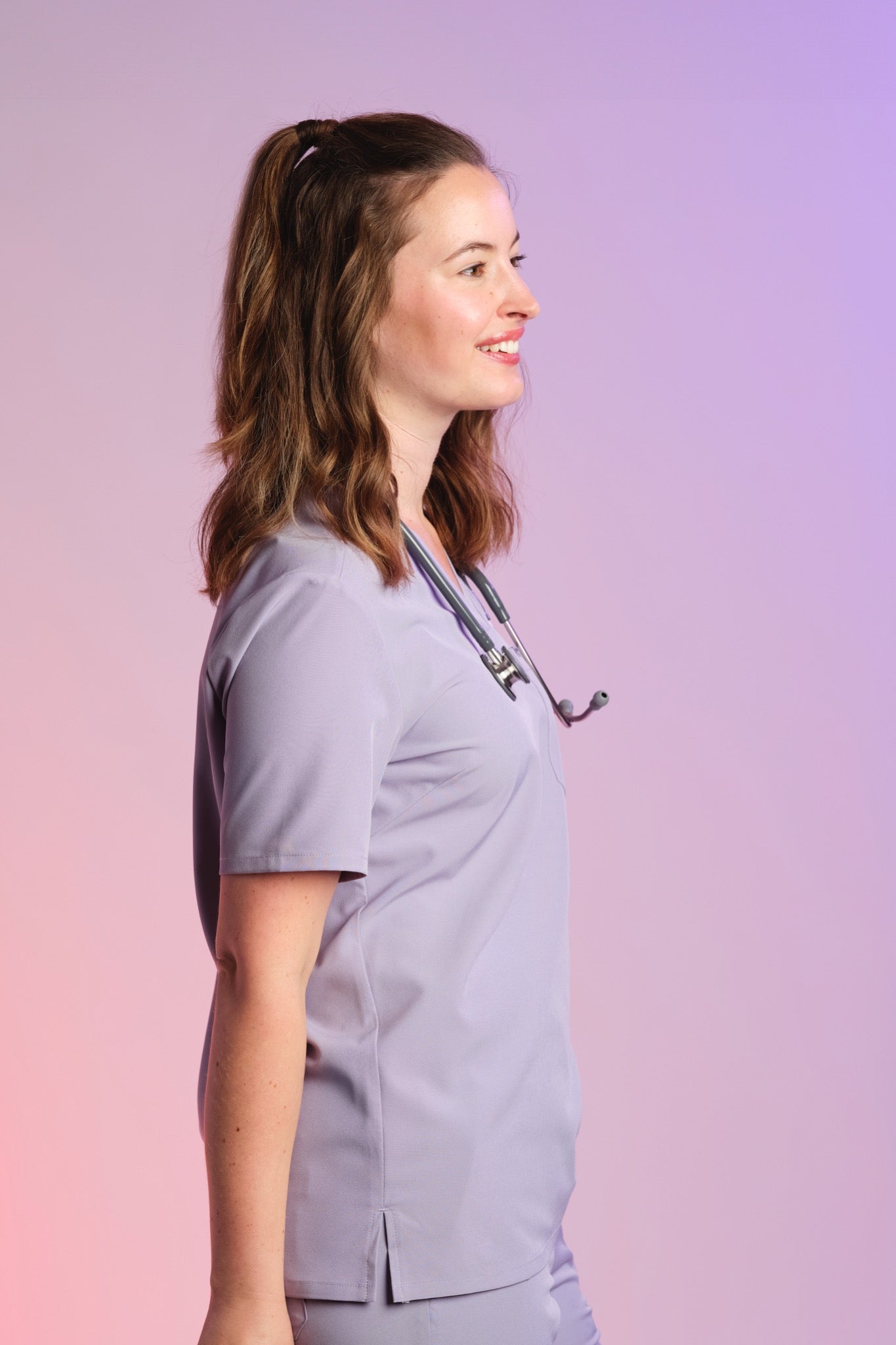 Active Scrub Top "Serena" – Violet