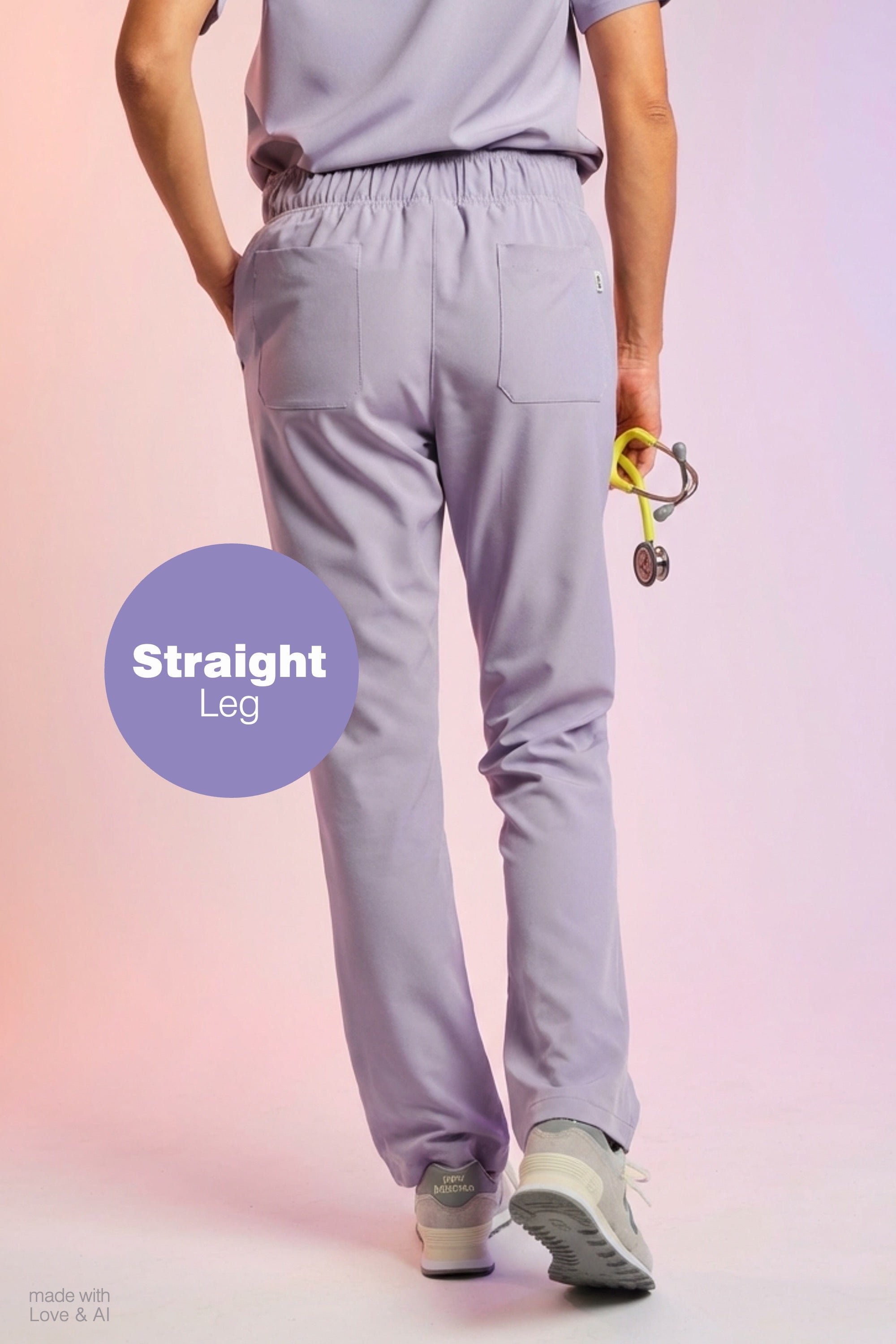 Active Scrub Pants "Tessa" – Violet