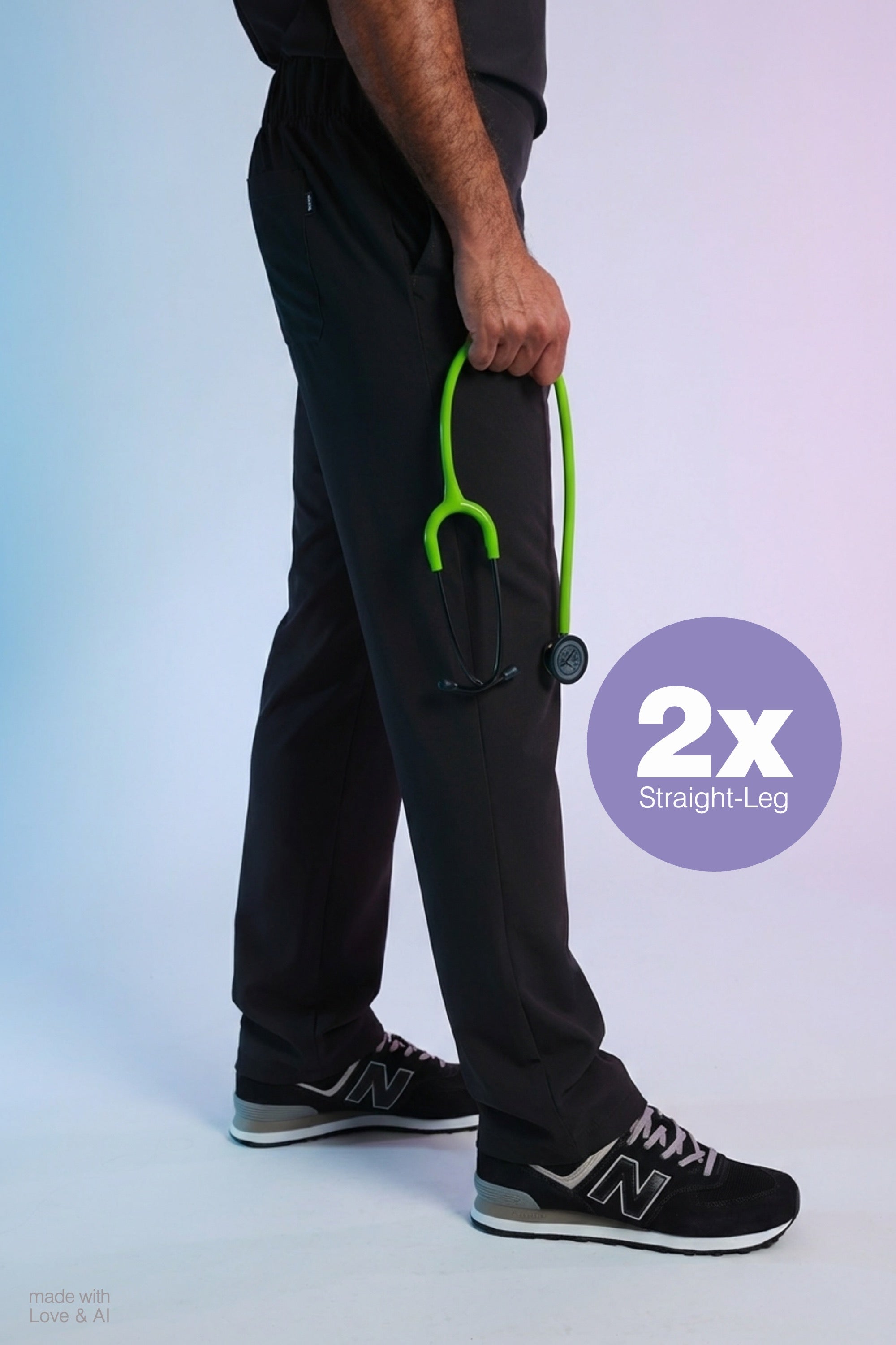 Set 2x Active Scrub Pants "Louis"