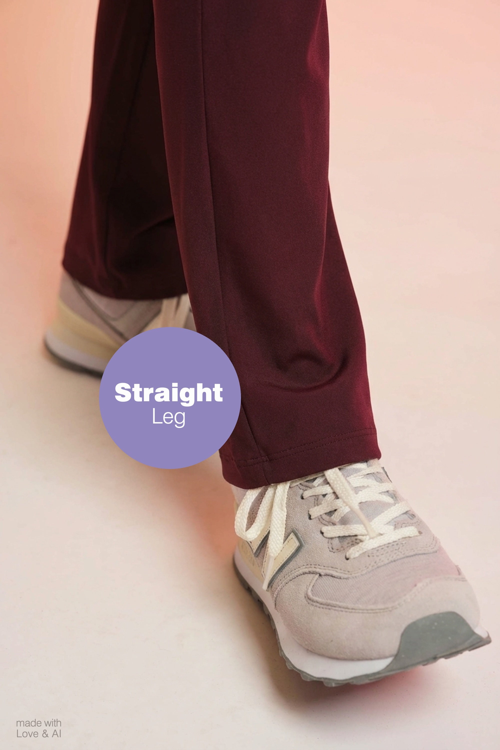 Active Scrub Pants "Tessa" – Bordeaux