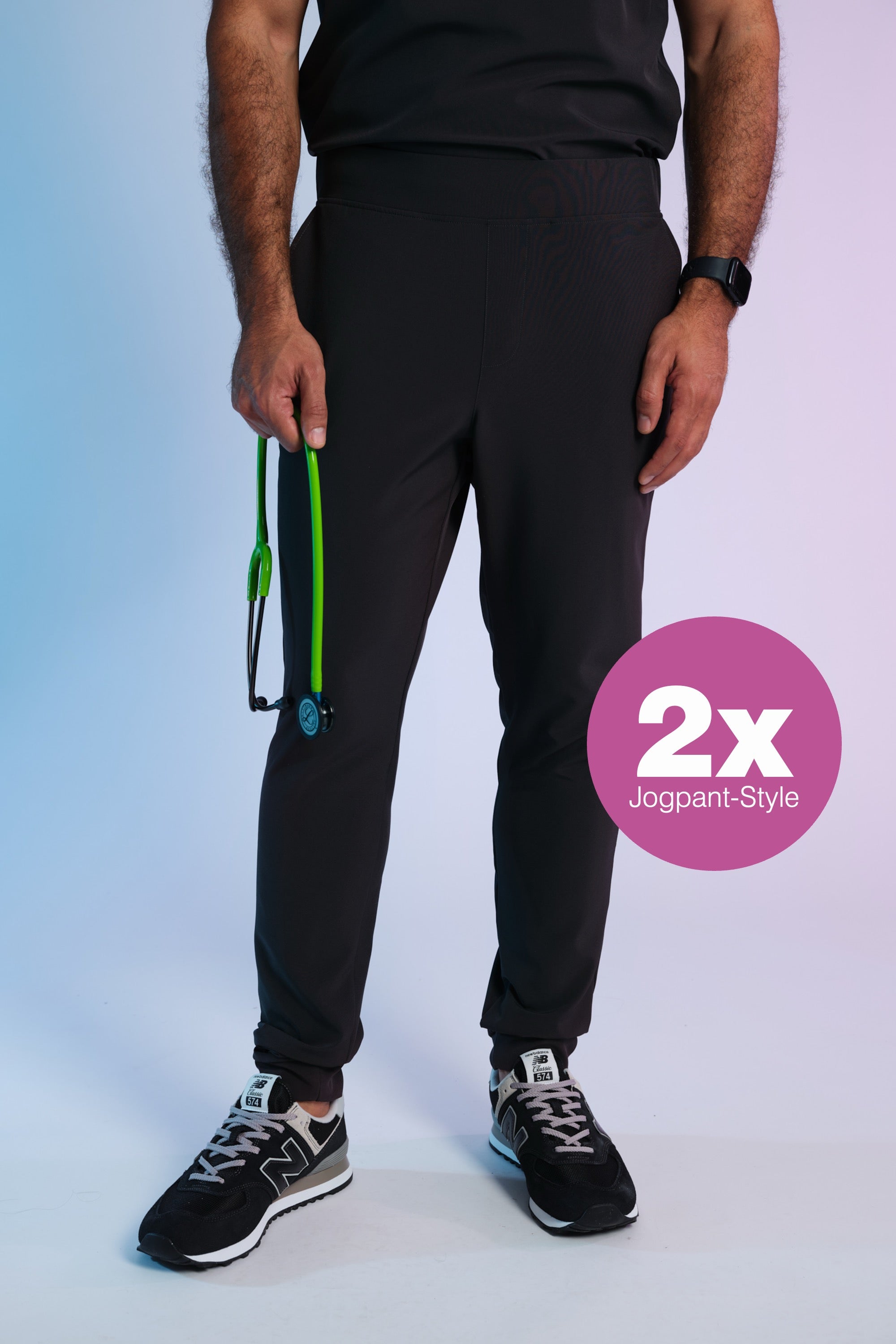 Set 2x Active Scrub Pants "Louis"