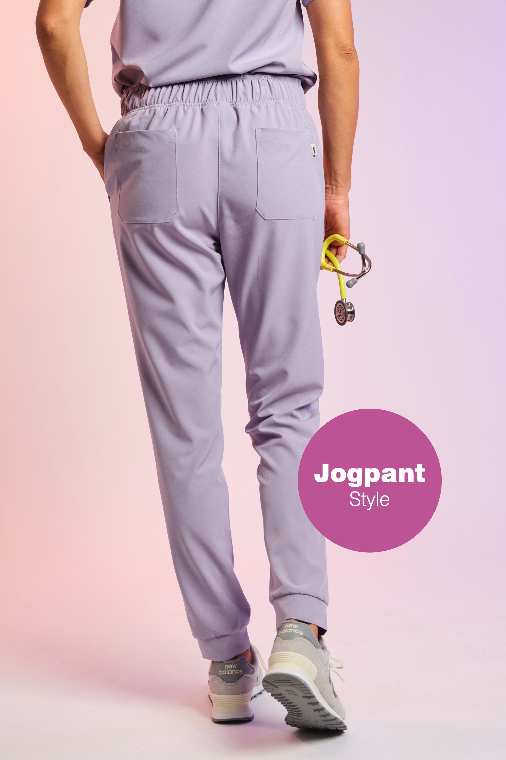 Active Scrub Pants "Tessa" – Violet