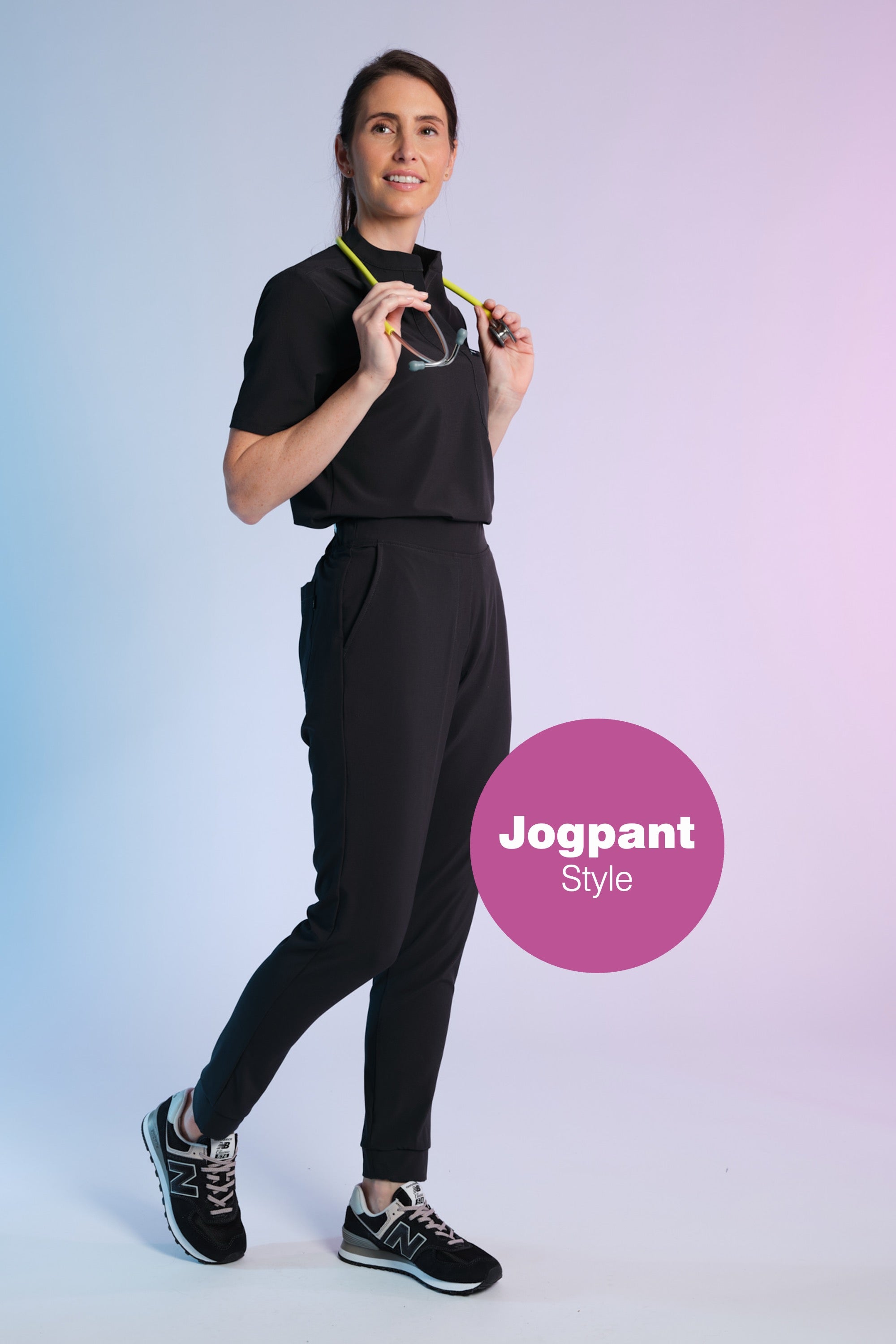 Active Scrub Pants "Tessa" – Black
