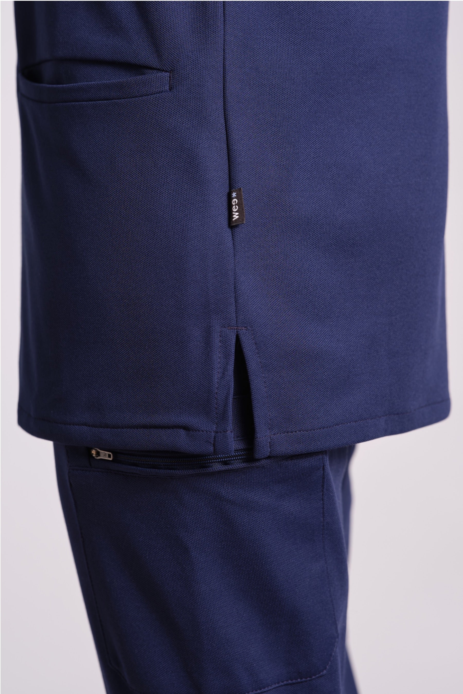 Comfort Kasack "Indira" – Blau (Regular Fit)