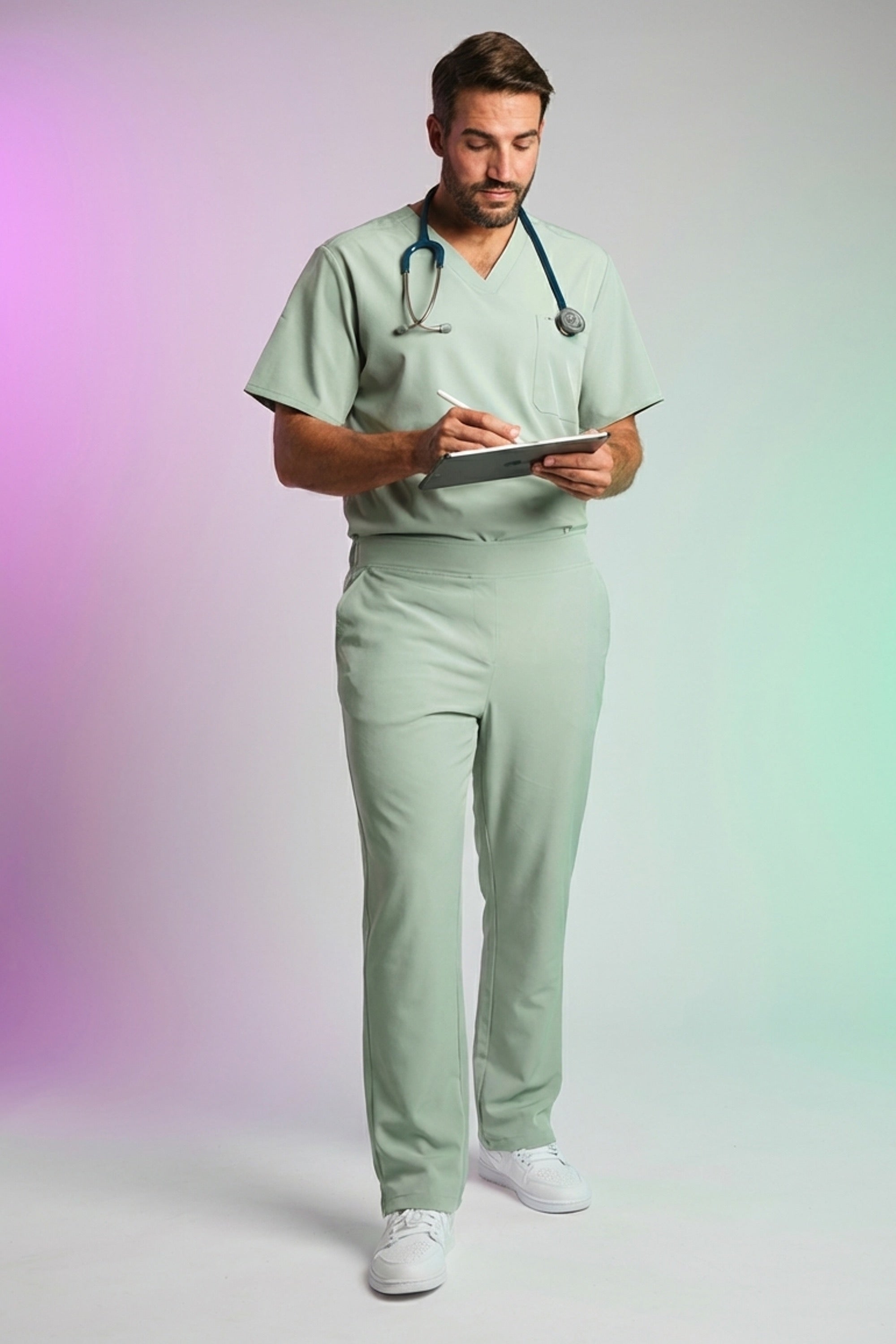 Active Scrub Top "Pete" – Green