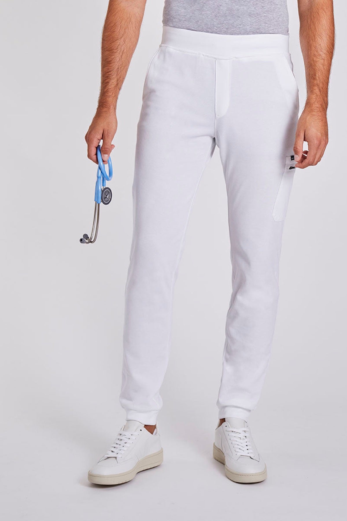 Stretch Scrub Pants "Niki" – White