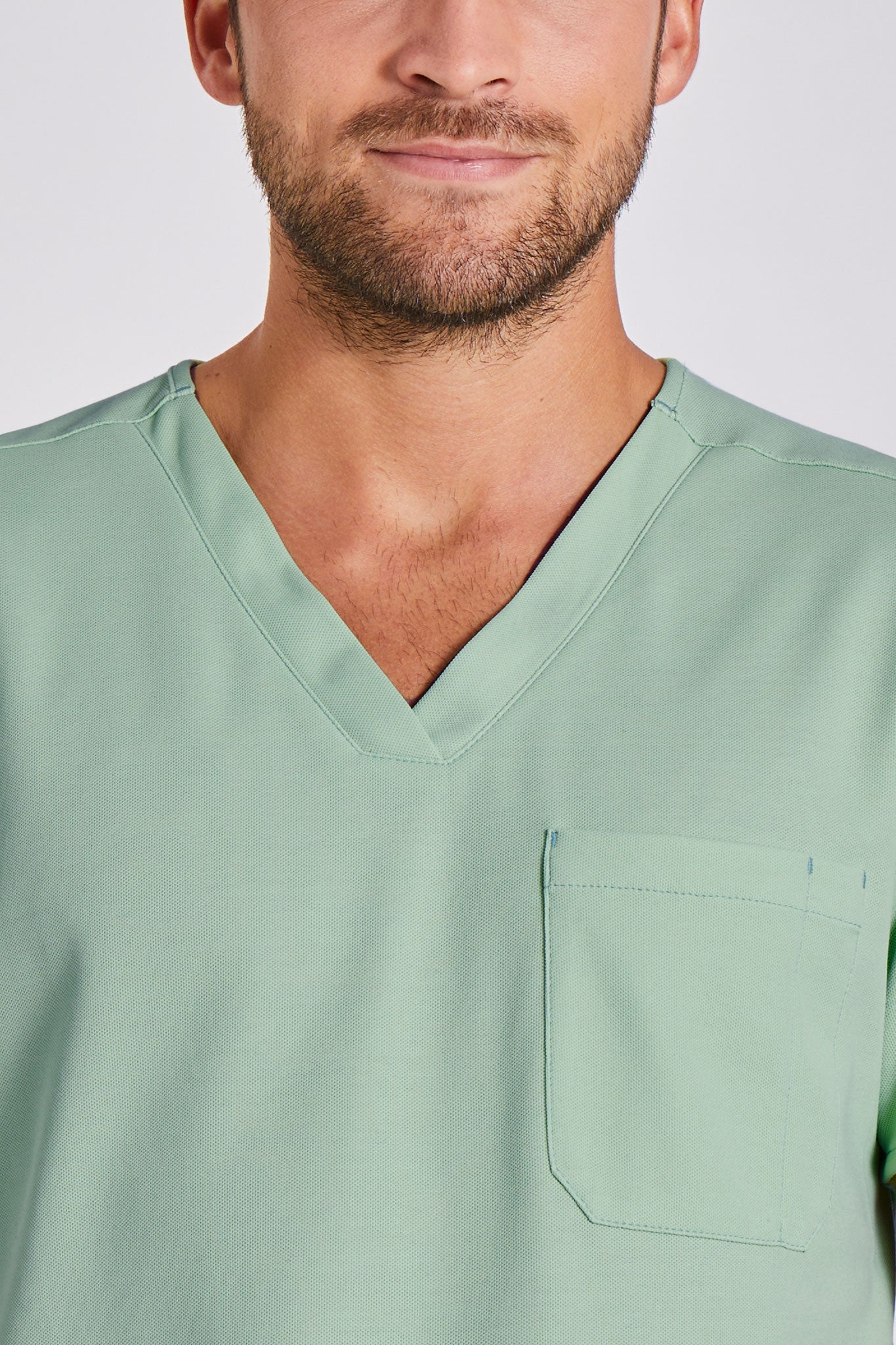 Comfort Scrub Top "Yves" – Green