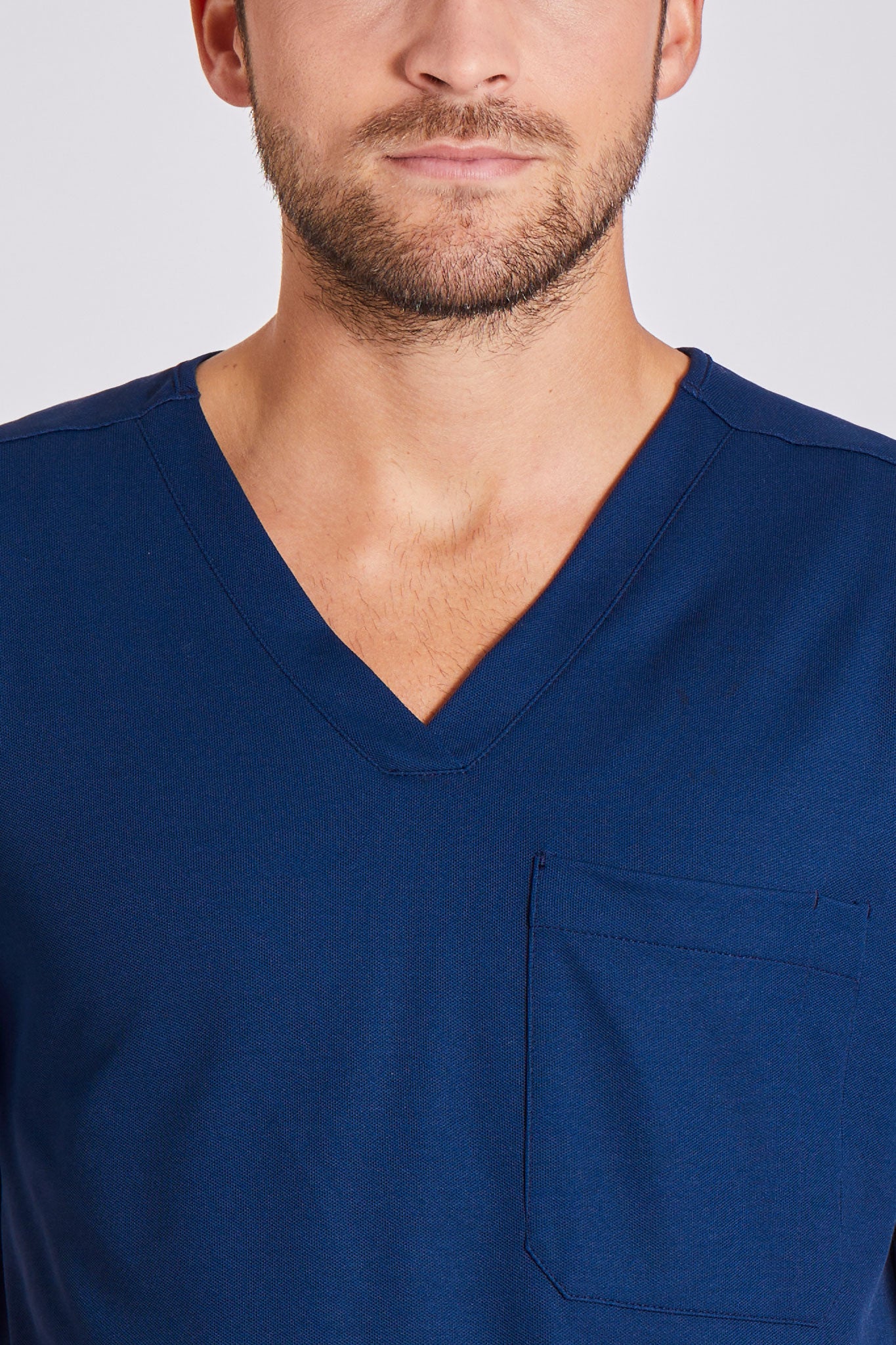 Comfort Scrub Top "Yves" – Blue