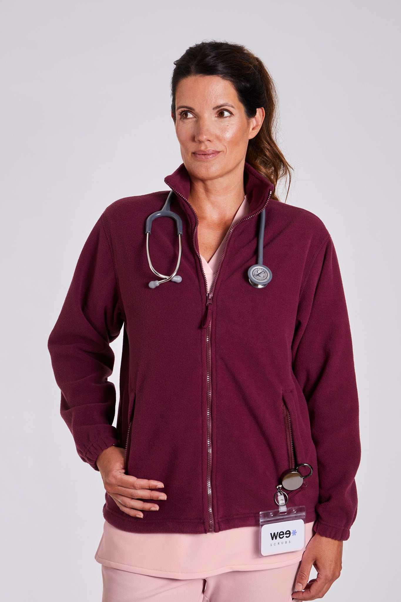 Fleece Jacket – Bordeaux